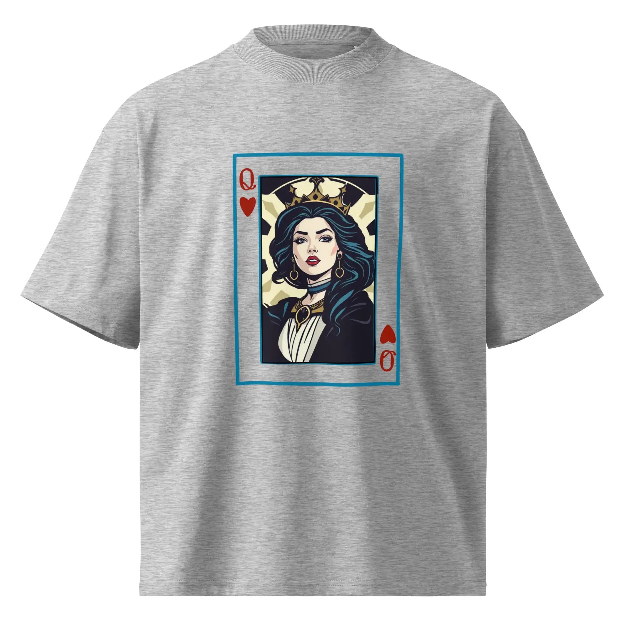 Queen of Cards | Eco-Friendly | Oversized T-shirt | TeeandTurtle | Sustainable