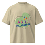 Art Is Meditation | Eco-Friendly | Oversized T-shirt | TeeandTurtle | Sustainable