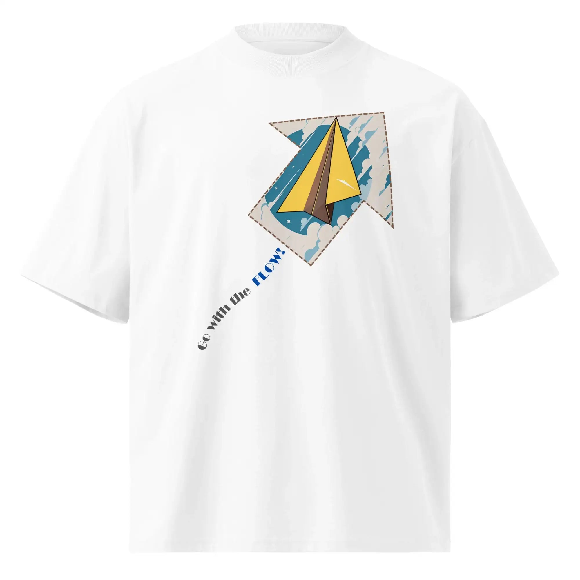 Go With The Flow | Eco-Friendly | Oversized T-shirt | TeeandTurtle | Sustainable