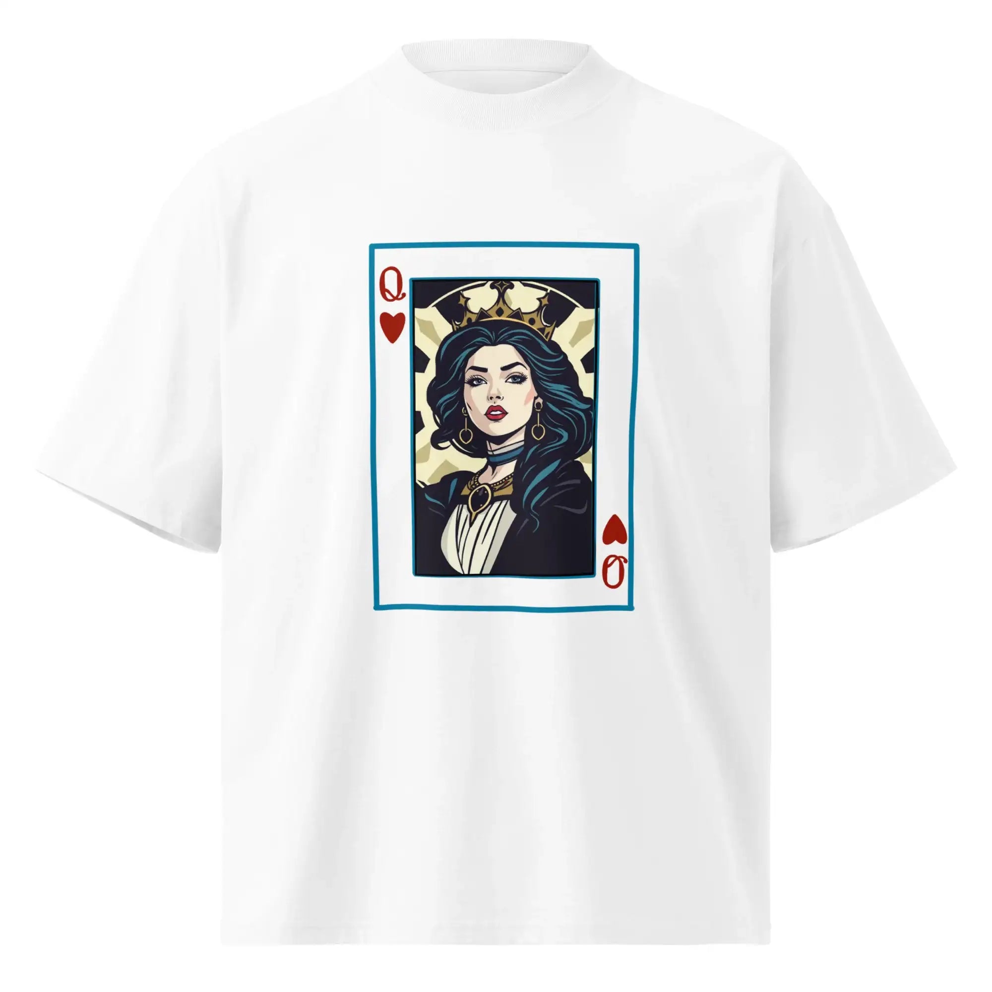 Queen of Cards | Eco-Friendly | Oversized T-shirt | TeeandTurtle | Sustainable