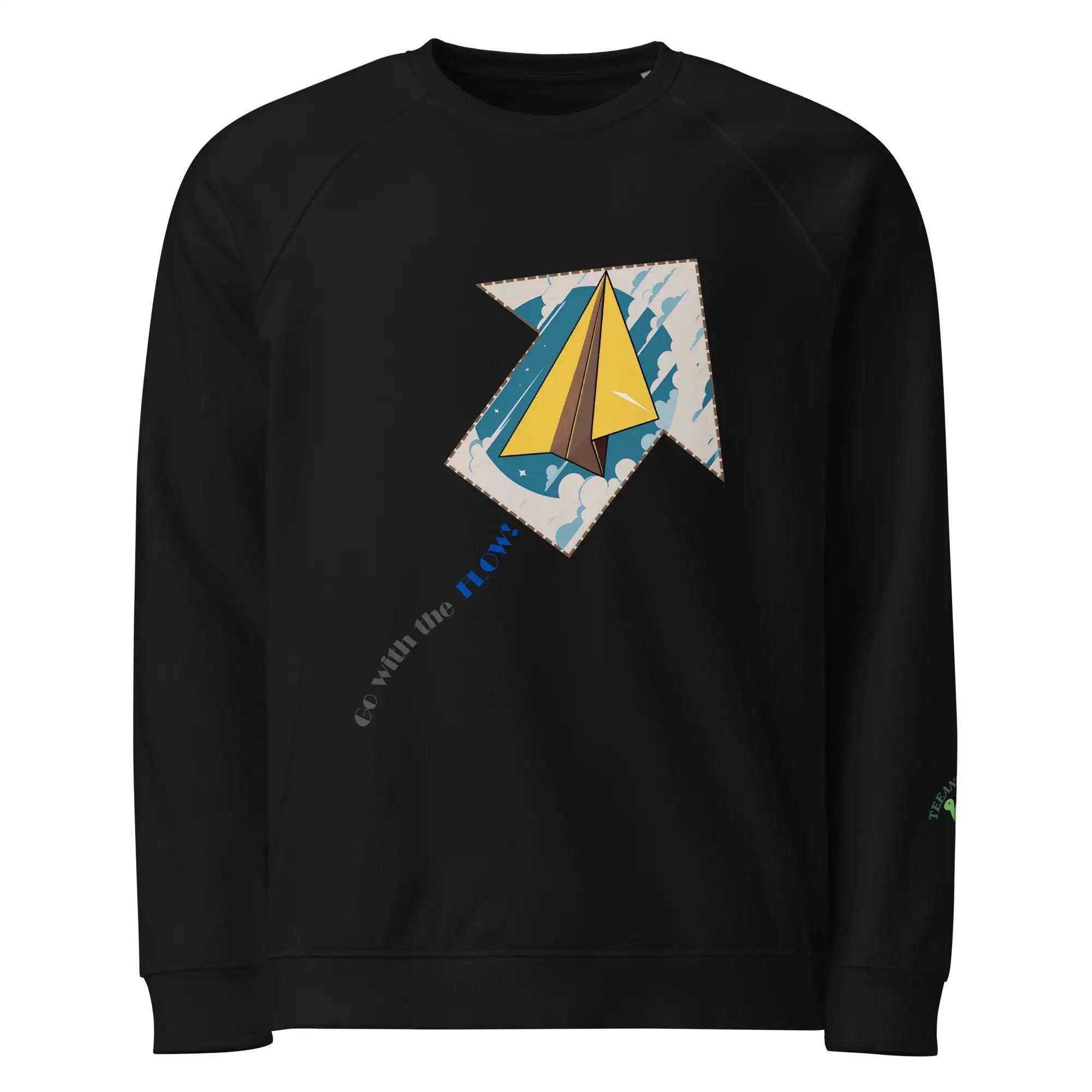 Go With The Flow | Eco-Friendly | Premium Sweatshirt | TeeandTurtle | Sustainable