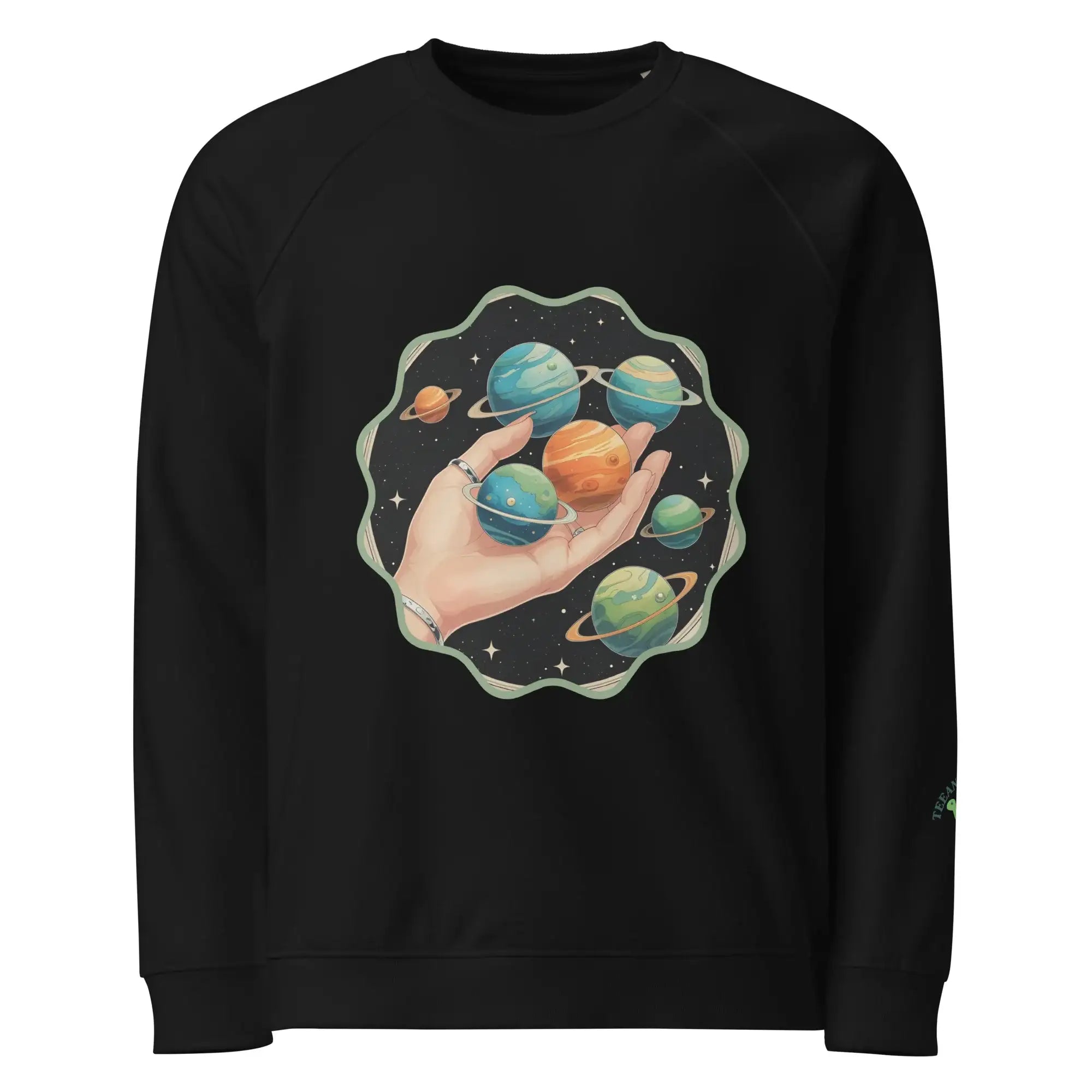 Cosmos In The Palm | Eco-Friendly | Premium Sweatshirt | TeeandTurtle | Sustainable
