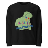 Art Is Meditation | Eco-Friendly | Premium Sweatshirt | TeeandTurtle | Sustainable