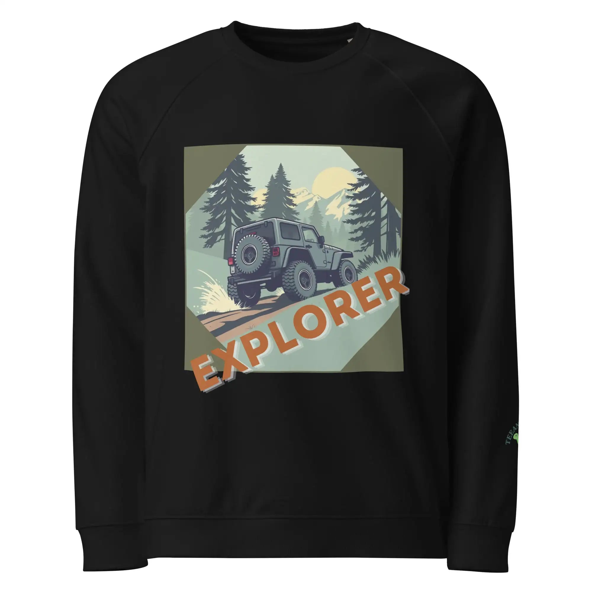 Explorer | Eco-Friendly | Premium Sweatshirt | TeeandTurtle | Sustainable