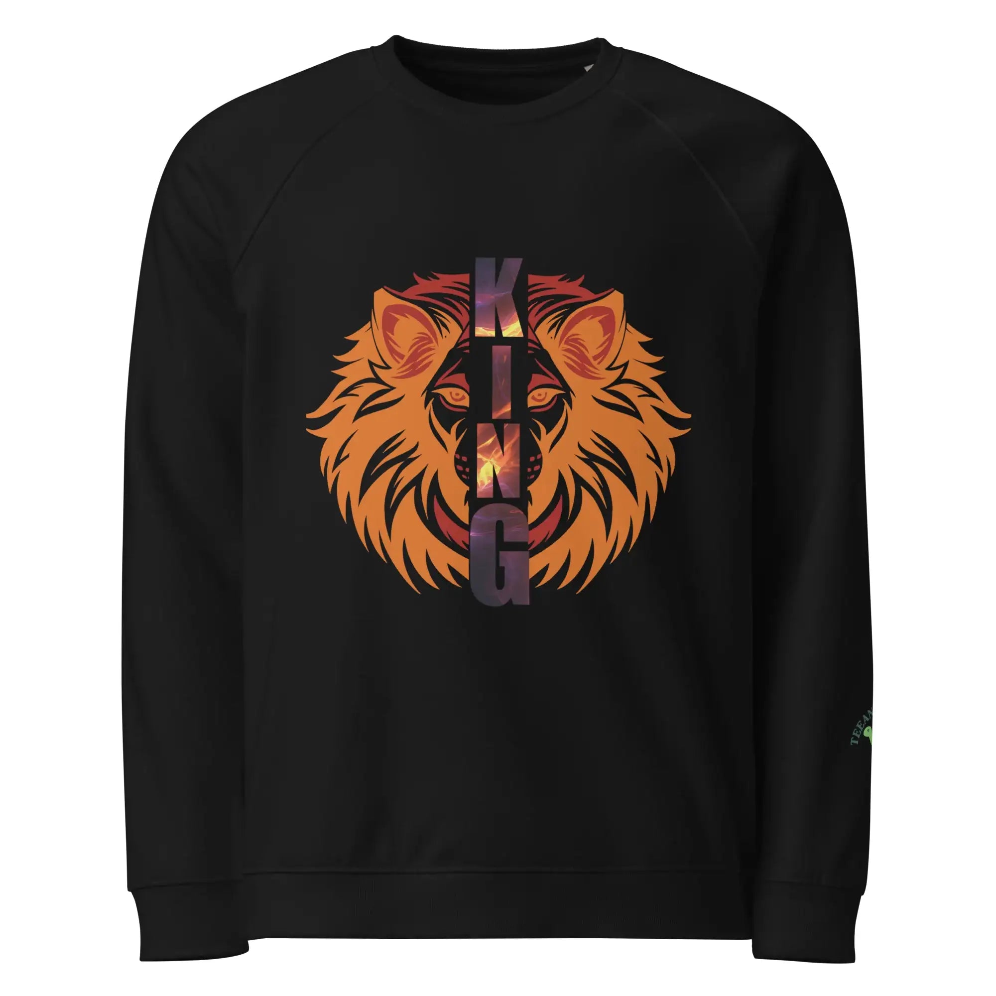 Fierce Lion King | Eco-Friendly | Premium Sweatshirt | TeeandTurtle | Sustainable