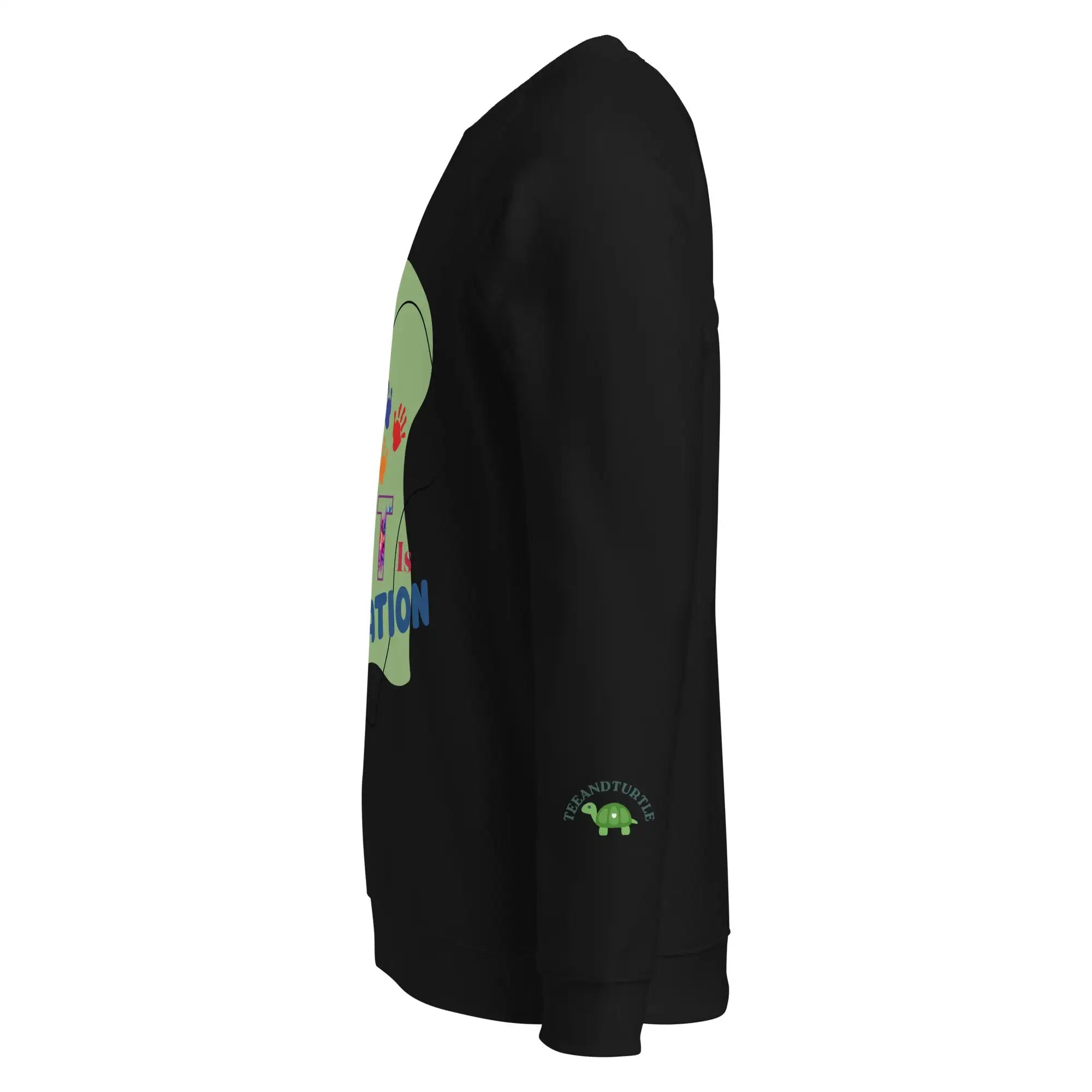 Art Is Meditation | Eco-Friendly | Premium Sweatshirt | TeeandTurtle | Sustainable