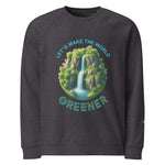 Make World Greener | Eco-Friendly | Premium Sweatshirt | TeeandTurtle | Sustainable