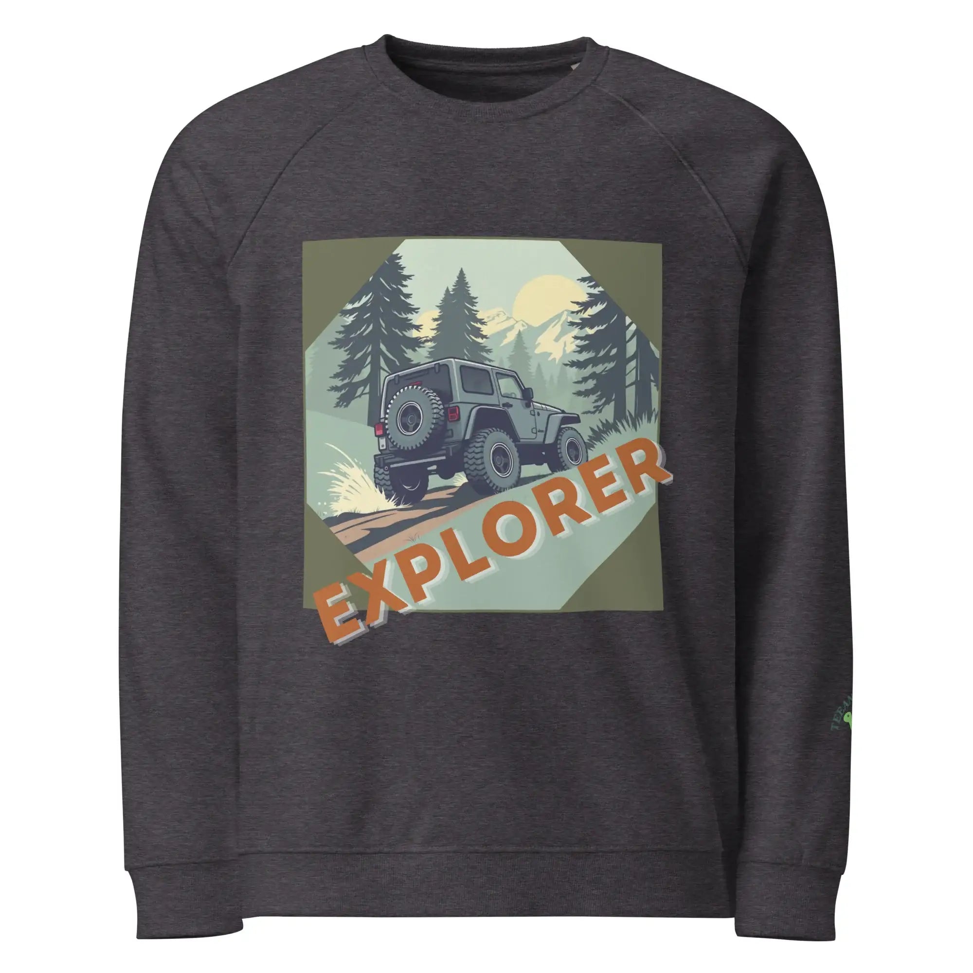 Explorer | Eco-Friendly | Premium Sweatshirt | TeeandTurtle | Sustainable