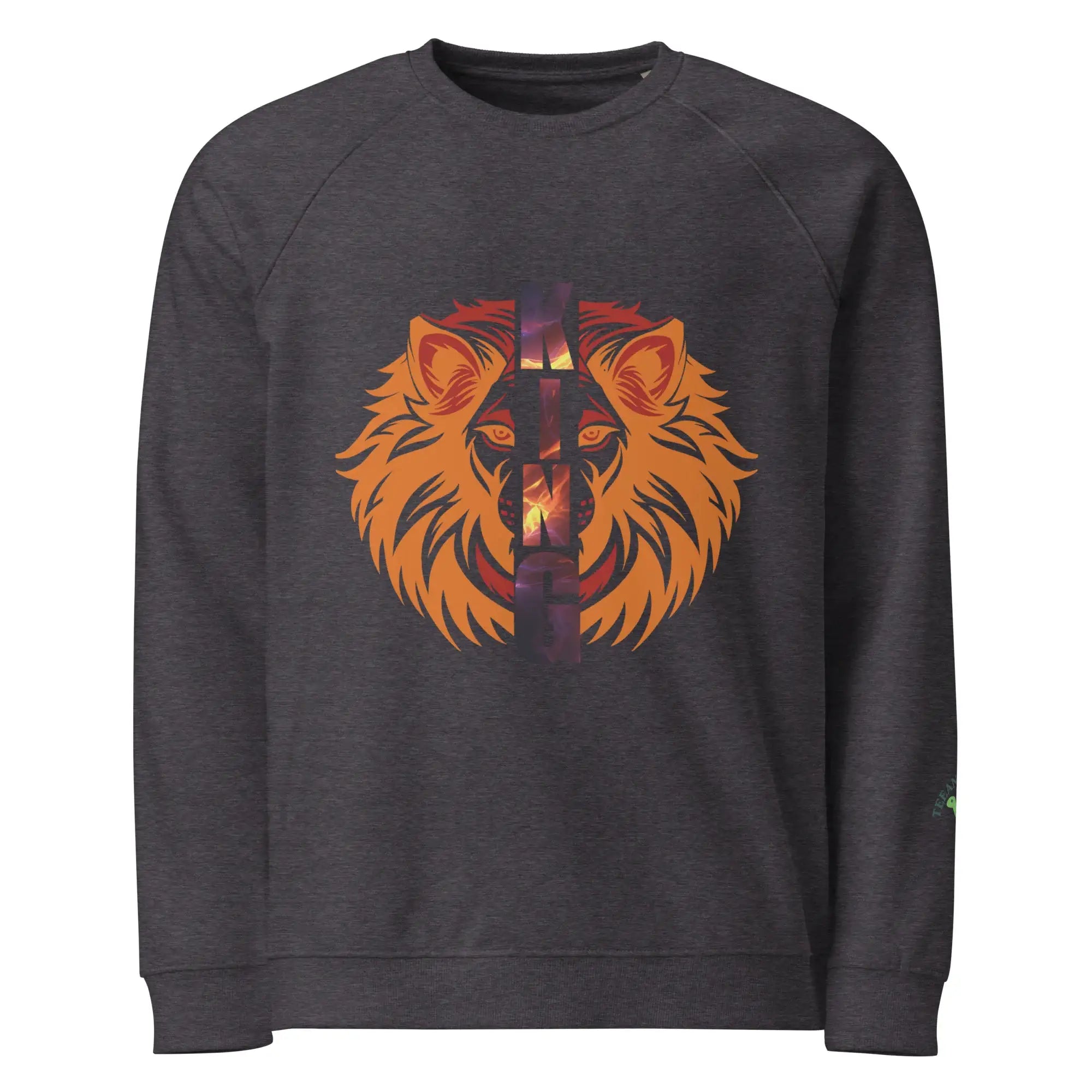 Fierce Lion King | Eco-Friendly | Premium Sweatshirt | TeeandTurtle | Sustainable