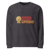 Certified Superdad | Eco-Friendly | Premium Sweatshirt | TeeandTurtle | Sustainable