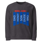 Overall A Hero | Eco-Friendly | Premium Sweatshirt | TeeandTurtle | Sustainable