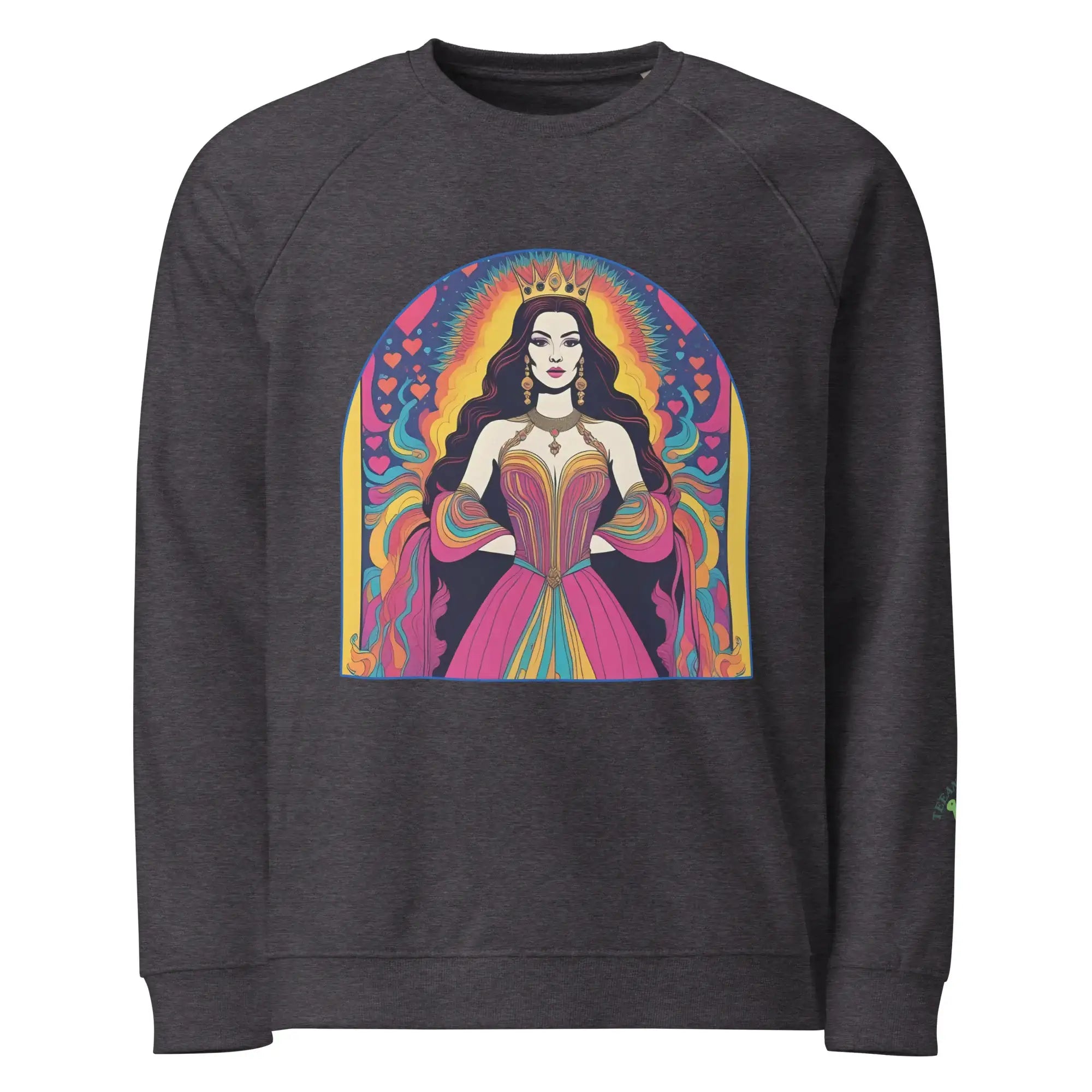 Modern Queen of Hearts | Eco-Friendly | Premium Sweatshirt | TeeandTurtle | Sustainable