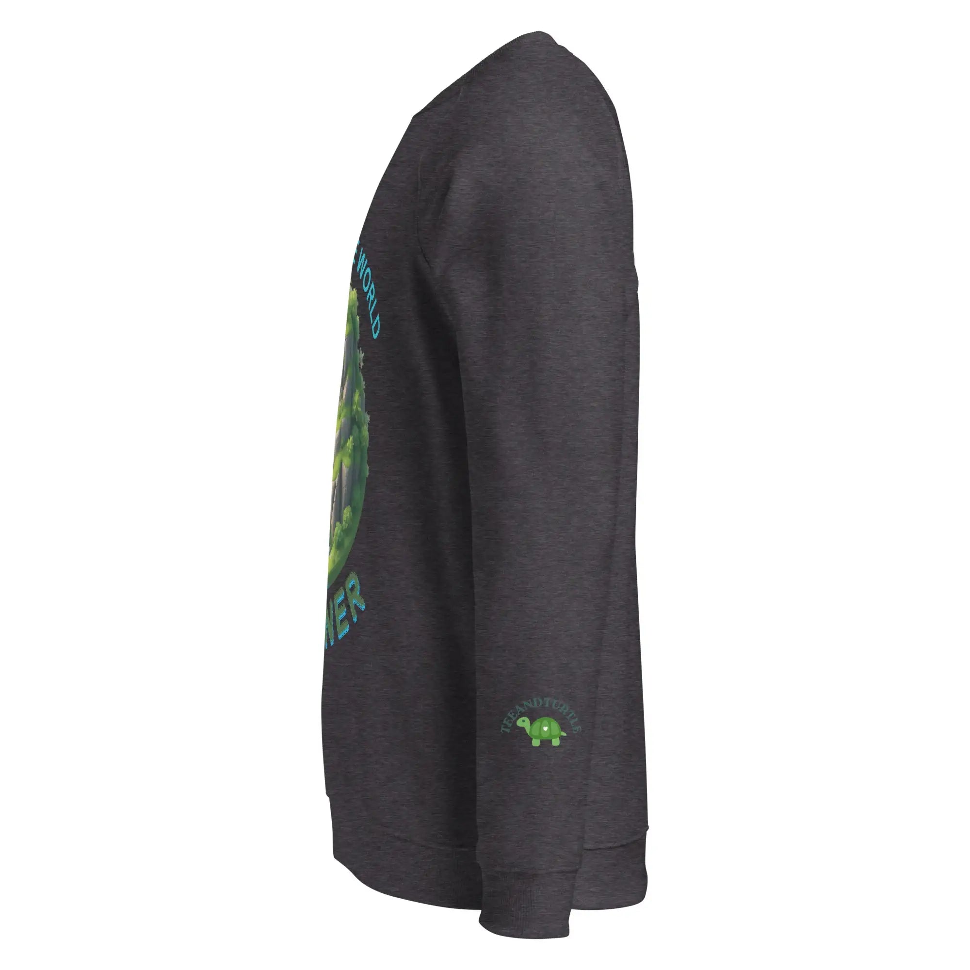 Make World Greener | Eco-Friendly | Premium Sweatshirt | TeeandTurtle | Sustainable