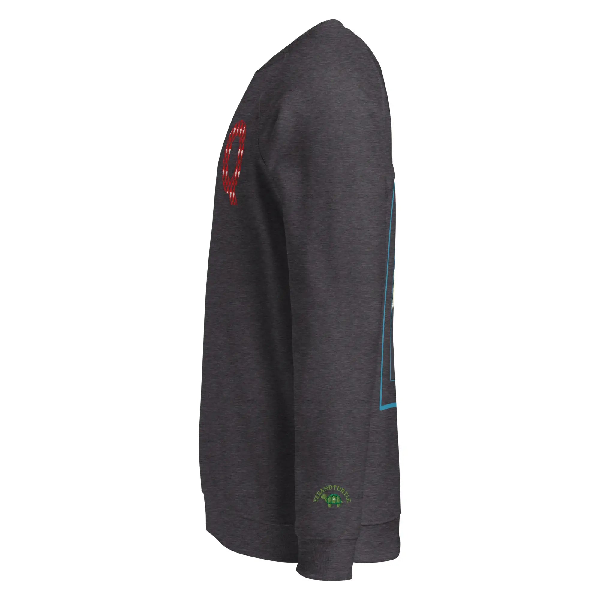 Queen Of Cards | Eco-Friendly | Embroidered Sweatshirt | TeeandTurtle | Sustainable