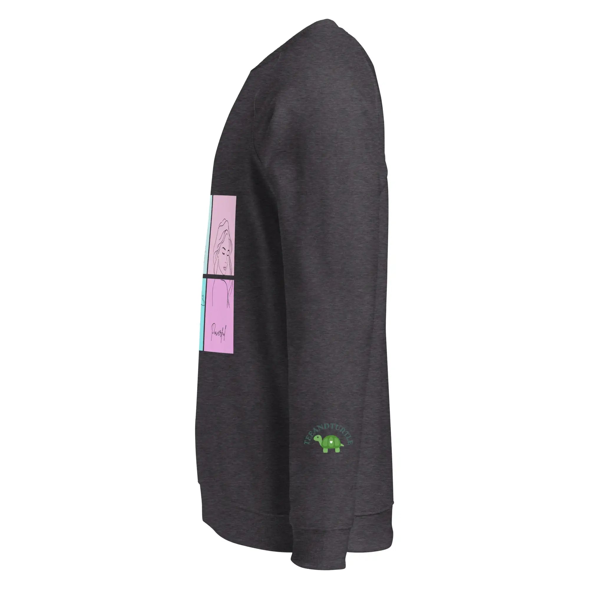 Mindful Beautiful Powerful | Eco-Friendly | Premium Sweatshirt | TeeandTurtle | Sustainable
