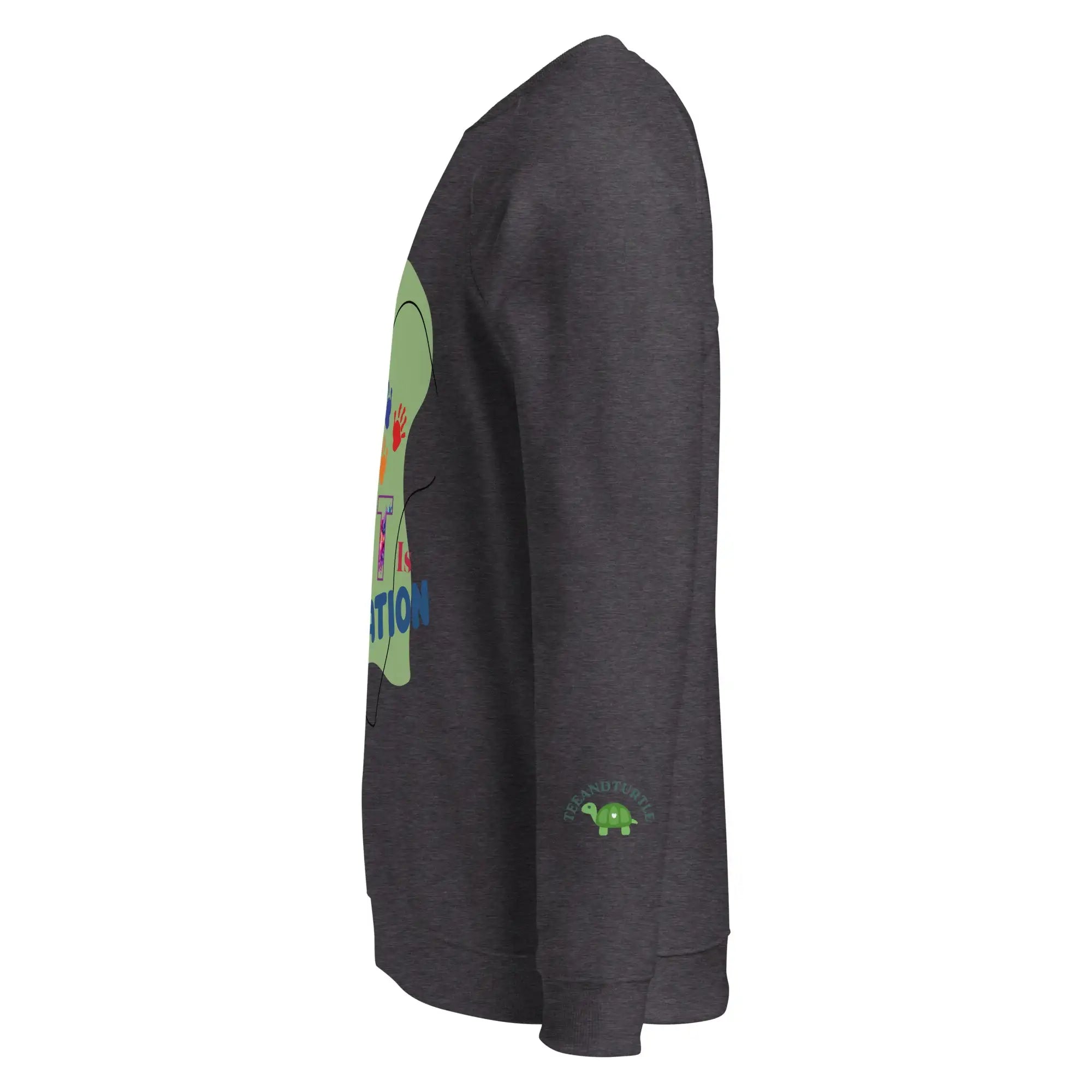 Art Is Meditation | Eco-Friendly | Premium Sweatshirt | TeeandTurtle | Sustainable