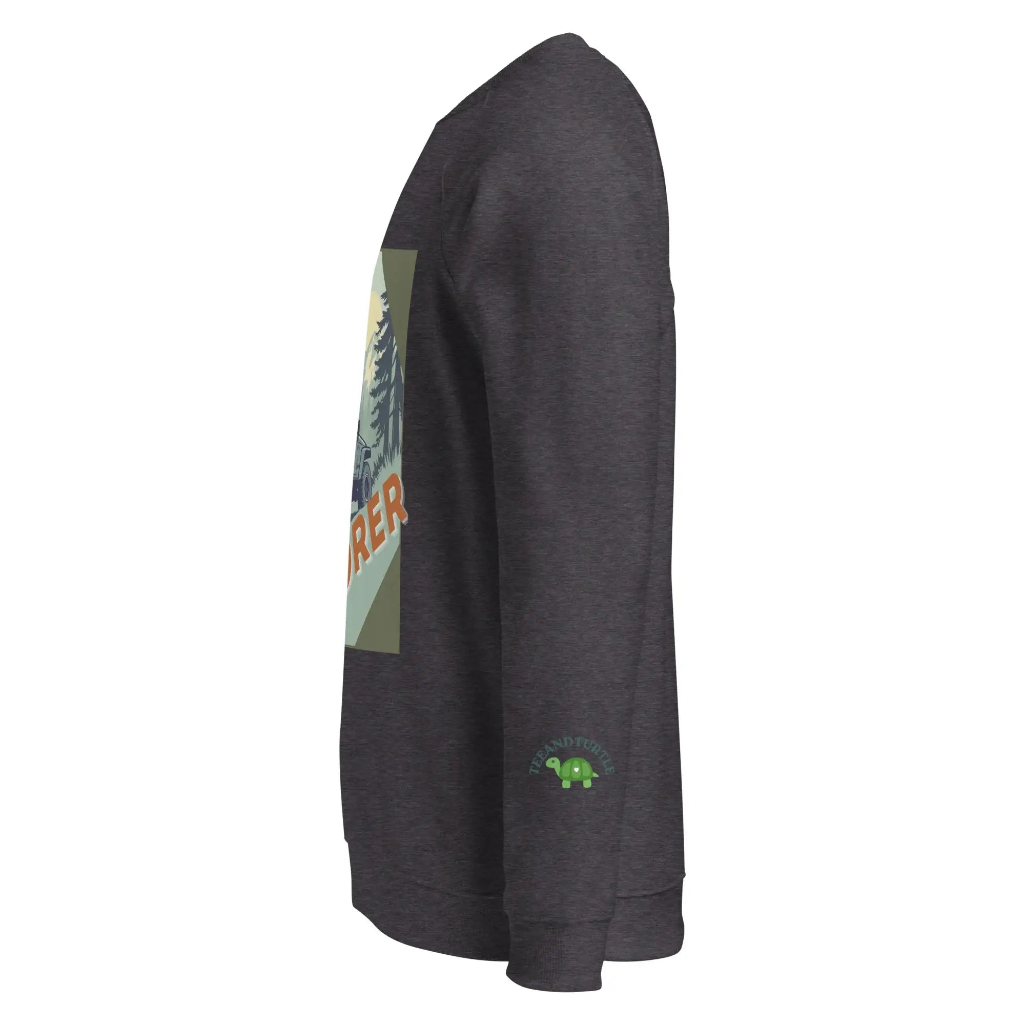 Explorer | Eco-Friendly | Premium Sweatshirt | TeeandTurtle | Sustainable