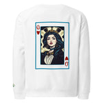 Queen Of Cards | Eco-Friendly | Embroidered Sweatshirt | TeeandTurtle | Sustainable
