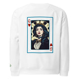 Queen Of Cards | Eco-Friendly | Embroidered Sweatshirt | TeeandTurtle | Sustainable