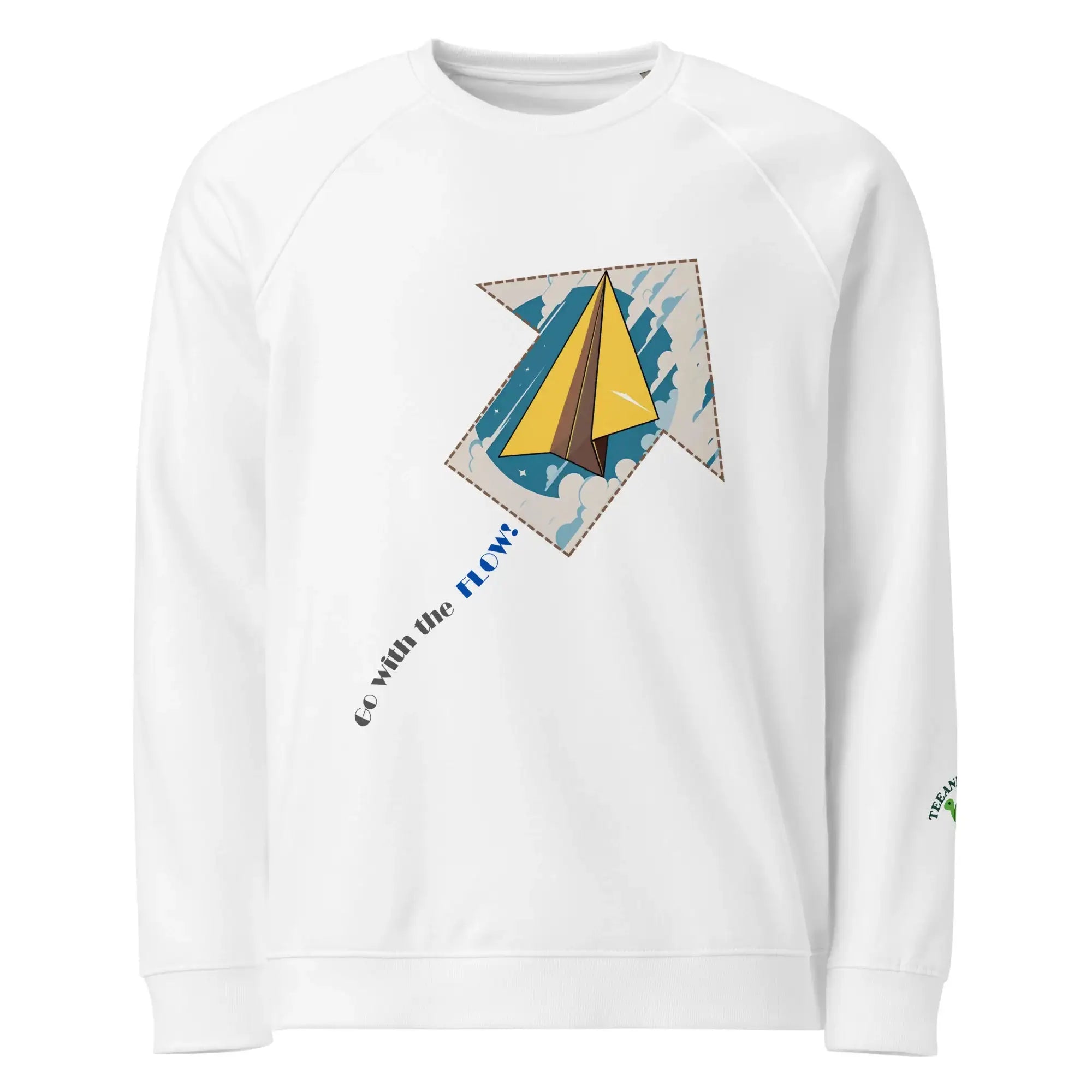 Go With The Flow | Eco-Friendly | Premium Sweatshirt | TeeandTurtle | Sustainable