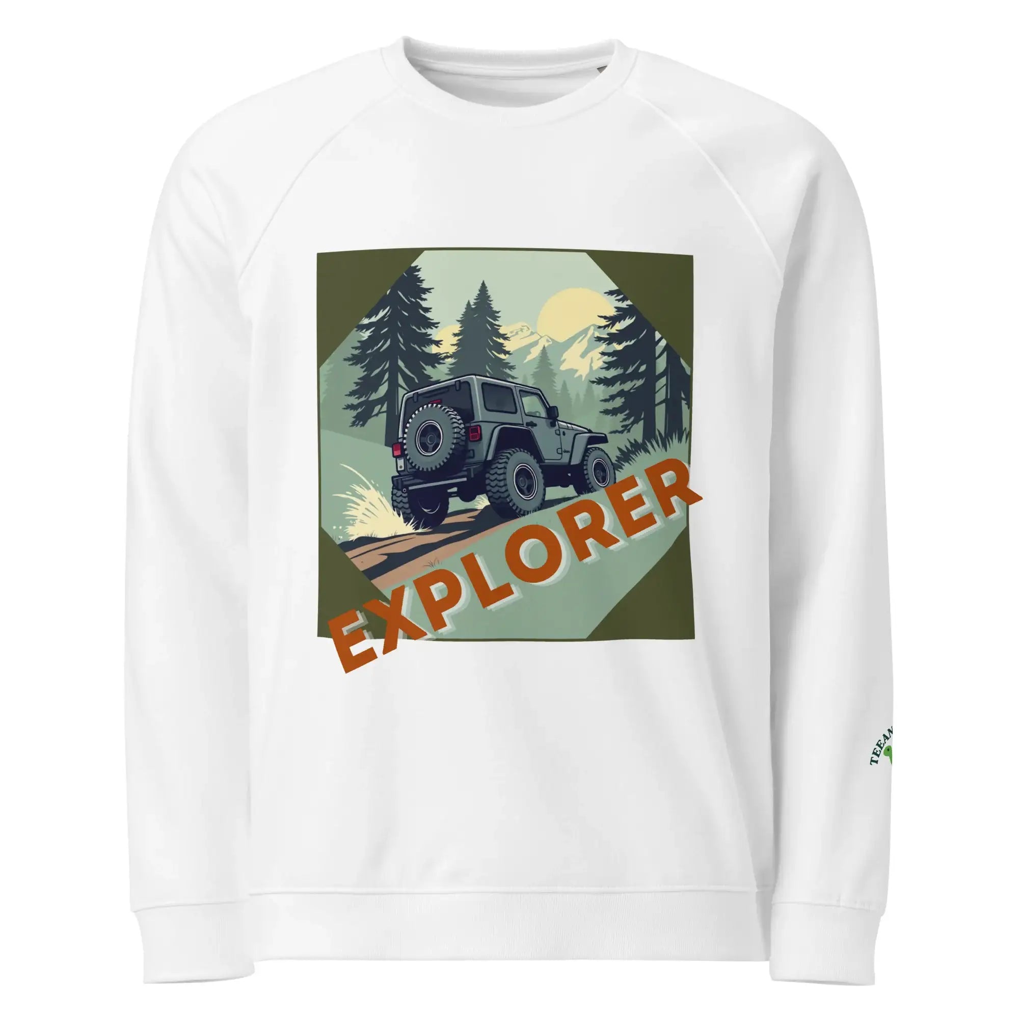 Explorer | Eco-Friendly | Premium Sweatshirt | TeeandTurtle | Sustainable