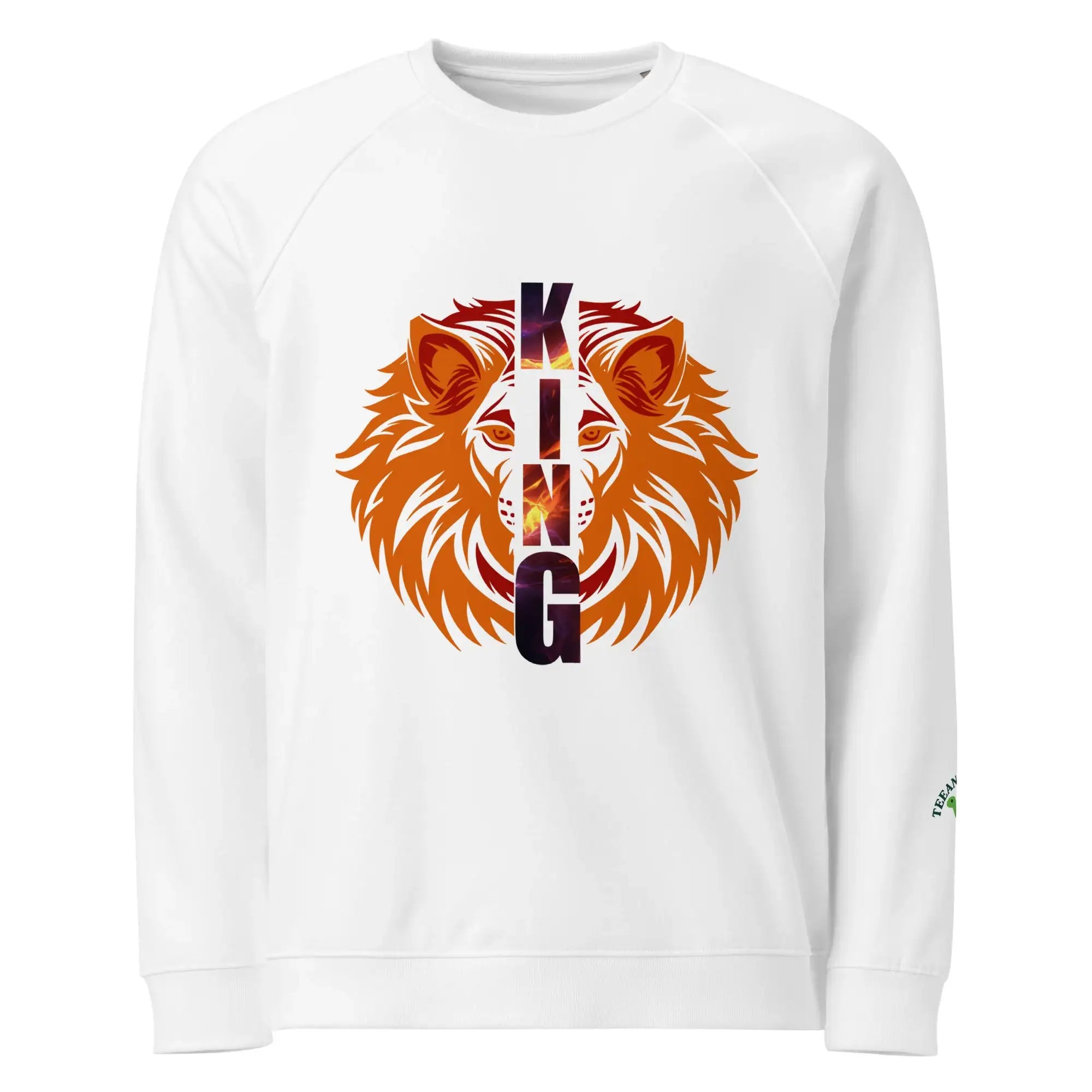 Fierce Lion King | Eco-Friendly | Premium Sweatshirt | TeeandTurtle | Sustainable