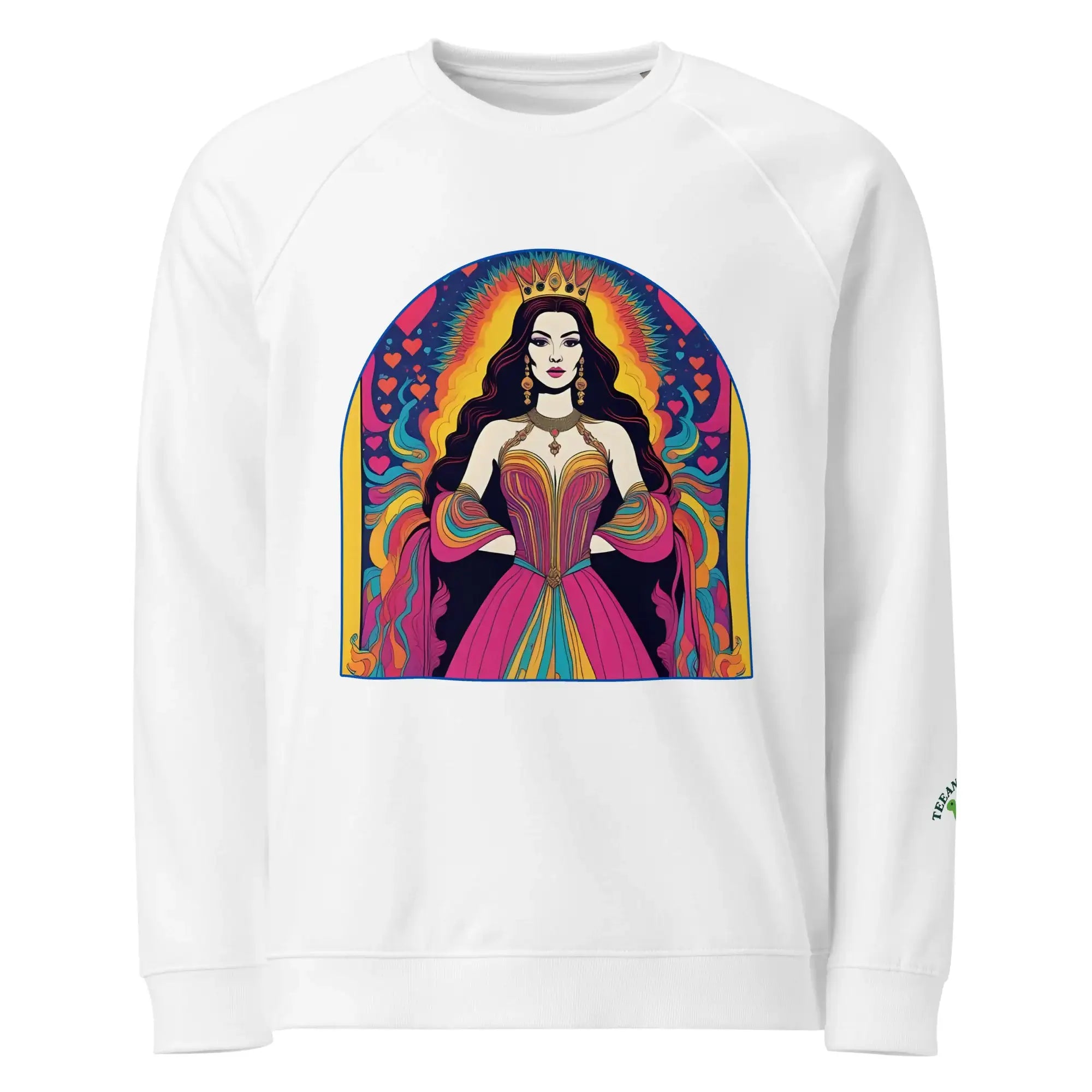 Modern Queen of Hearts | Eco-Friendly | Premium Sweatshirt | TeeandTurtle | Sustainable