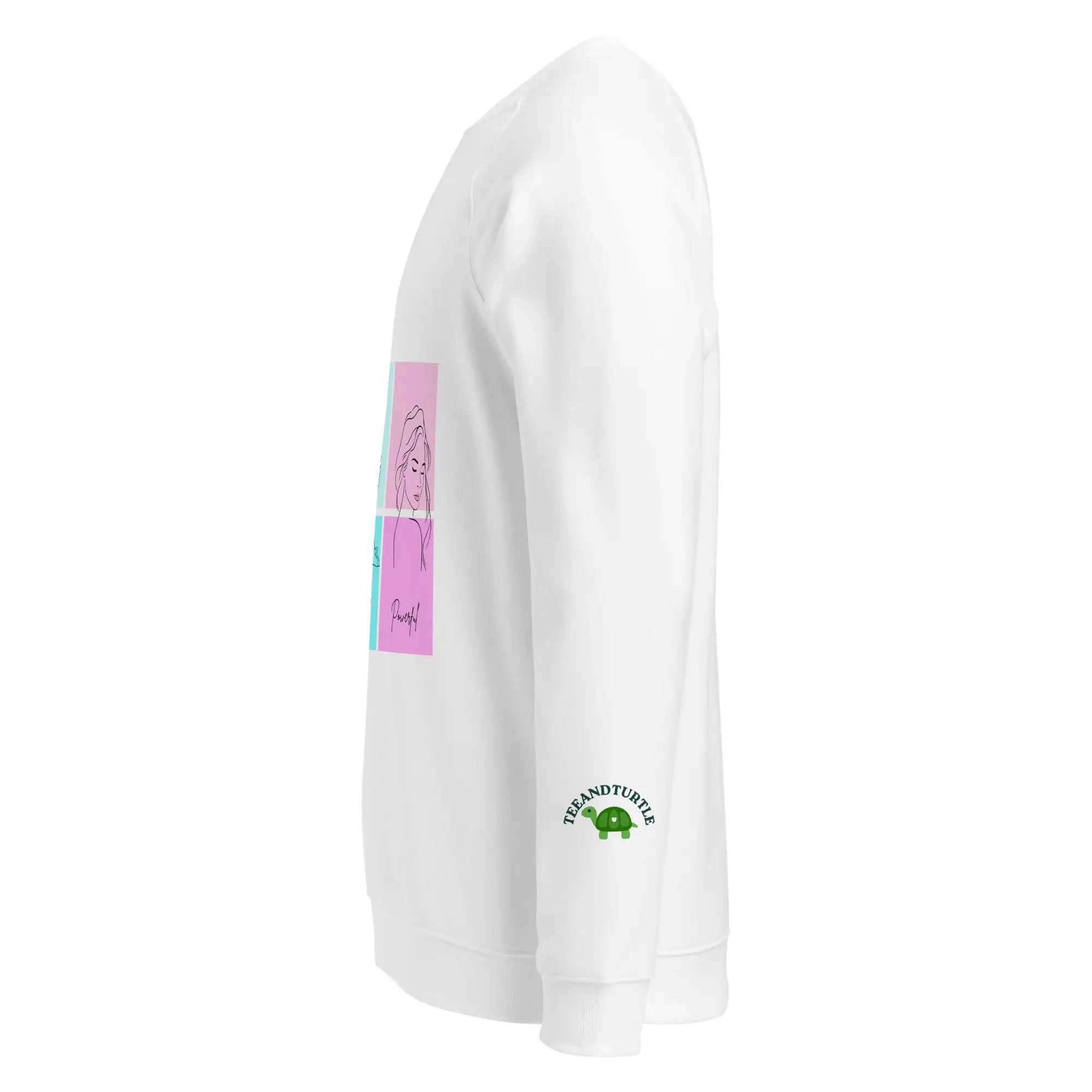 Mindful Beautiful Powerful | Eco-Friendly | Premium Sweatshirt | TeeandTurtle | Sustainable