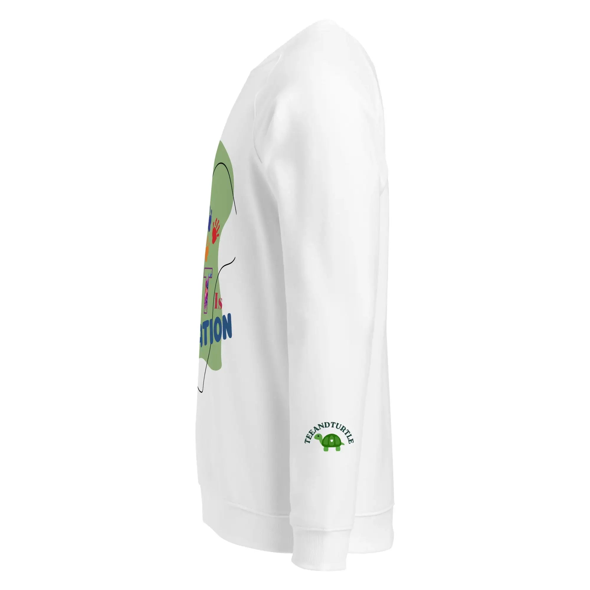 Art Is Meditation | Eco-Friendly | Premium Sweatshirt | TeeandTurtle | Sustainable
