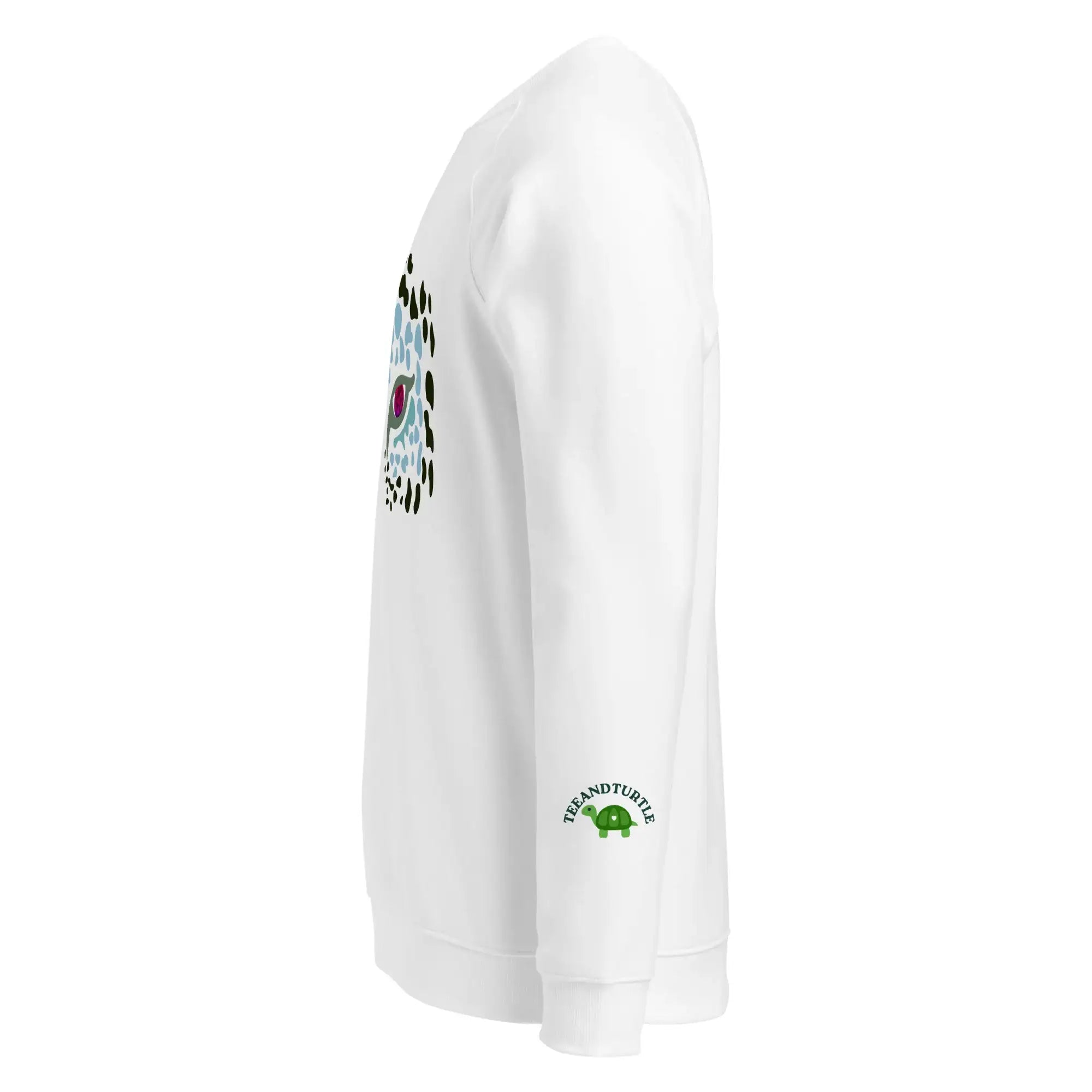 Tiger Planet Eye | Eco-Friendly | Premium Sweatshirt | TeeandTurtle | Sustainable