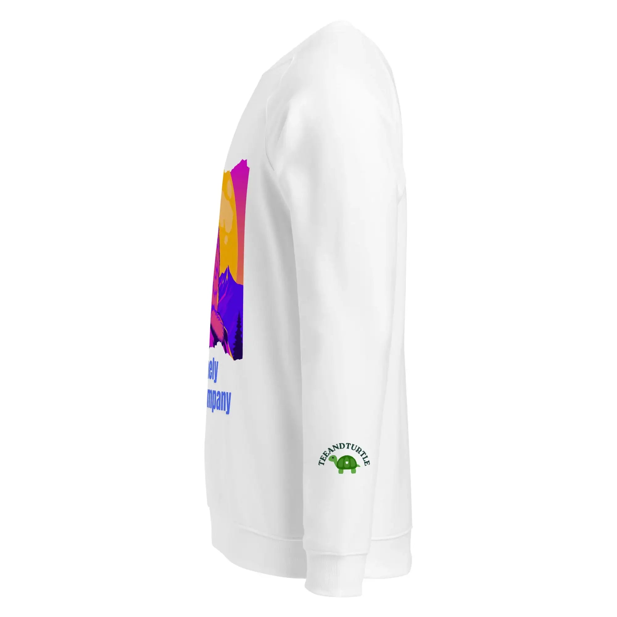 I Am Not Lonely | Eco-Friendly | Premium Sweatshirt | TeeandTurtle | Sustainable