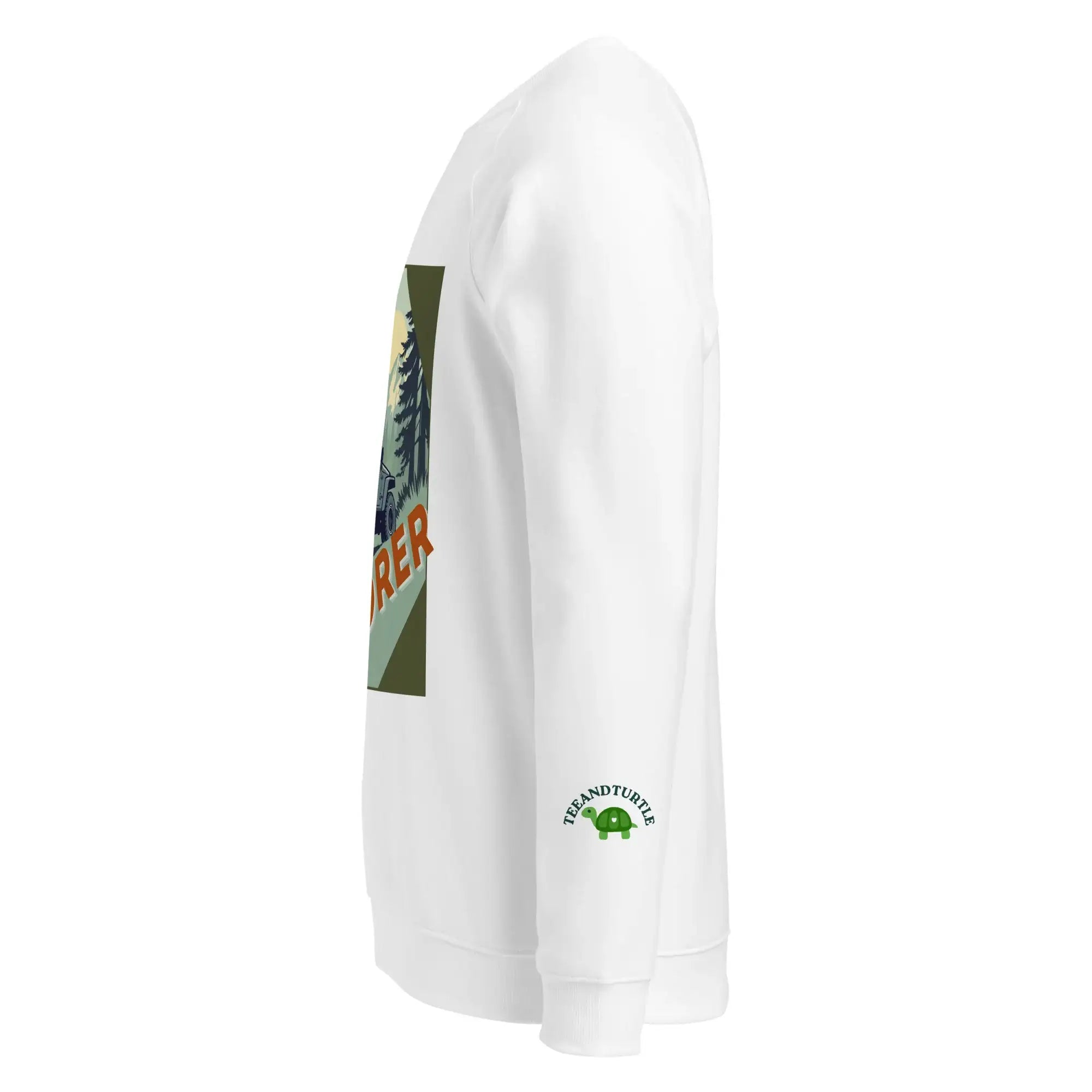 Explorer | Eco-Friendly | Premium Sweatshirt | TeeandTurtle | Sustainable