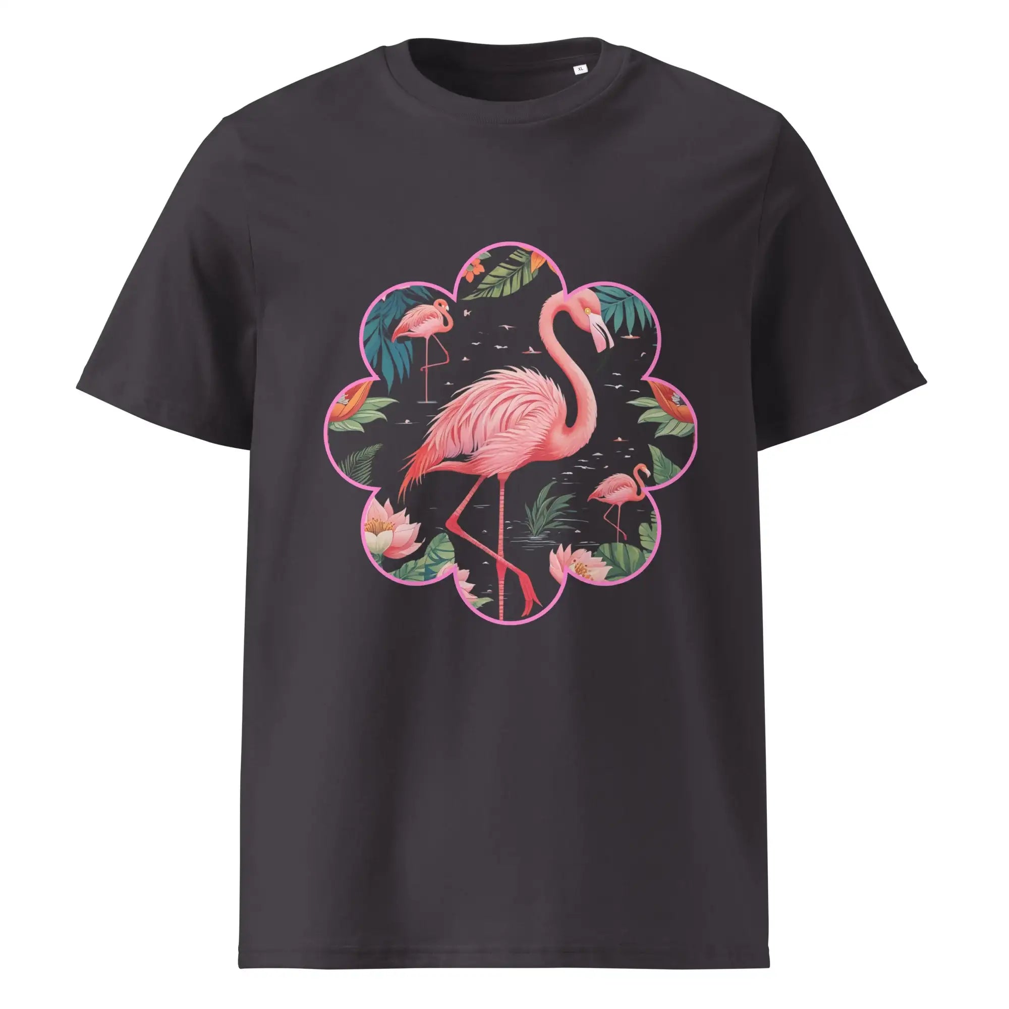 Flamingos | Eco-Friendly | Heavy Weight T-shirt | TeeandTurtle | Sustainable