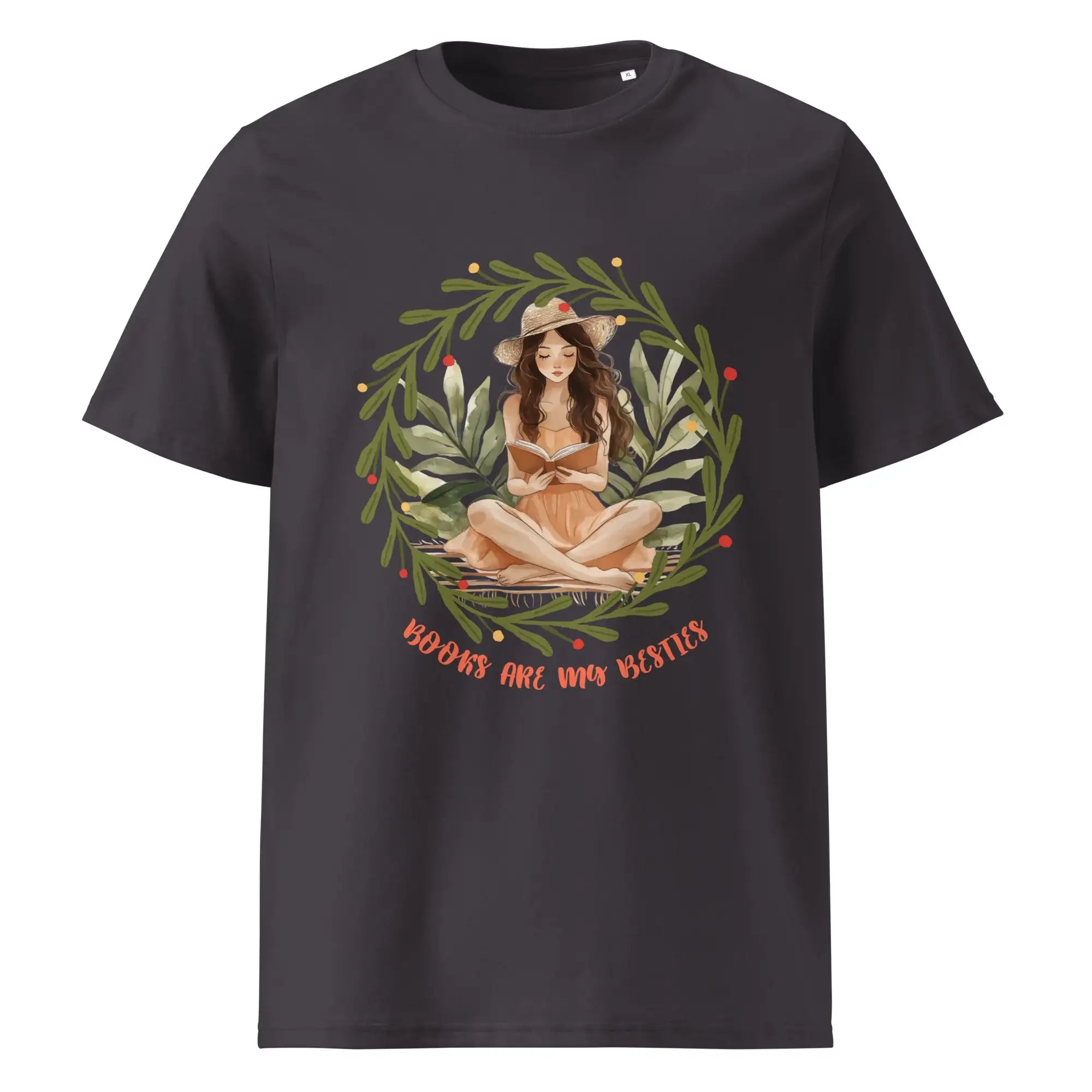 Books Are My Besties | Eco-Friendly | Heavy Weight T-shirt | TeeandTurtle | Sustainable