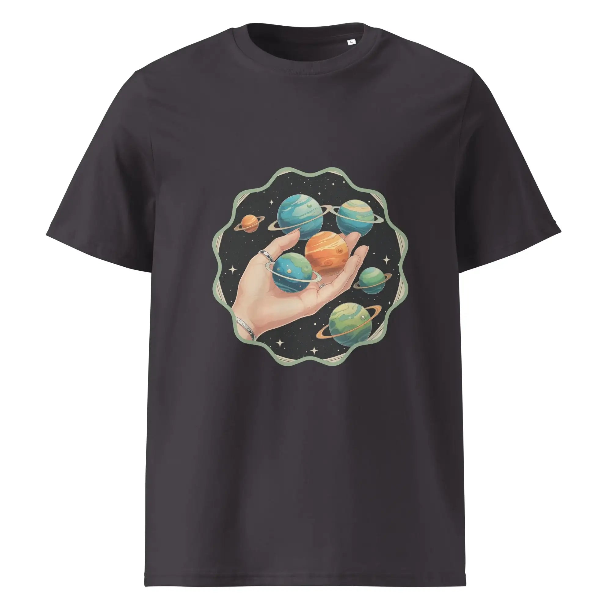 Cosmos In The Palm | Eco-Friendly | Heavy Weight T-shirt | TeeandTurtle | Sustainable