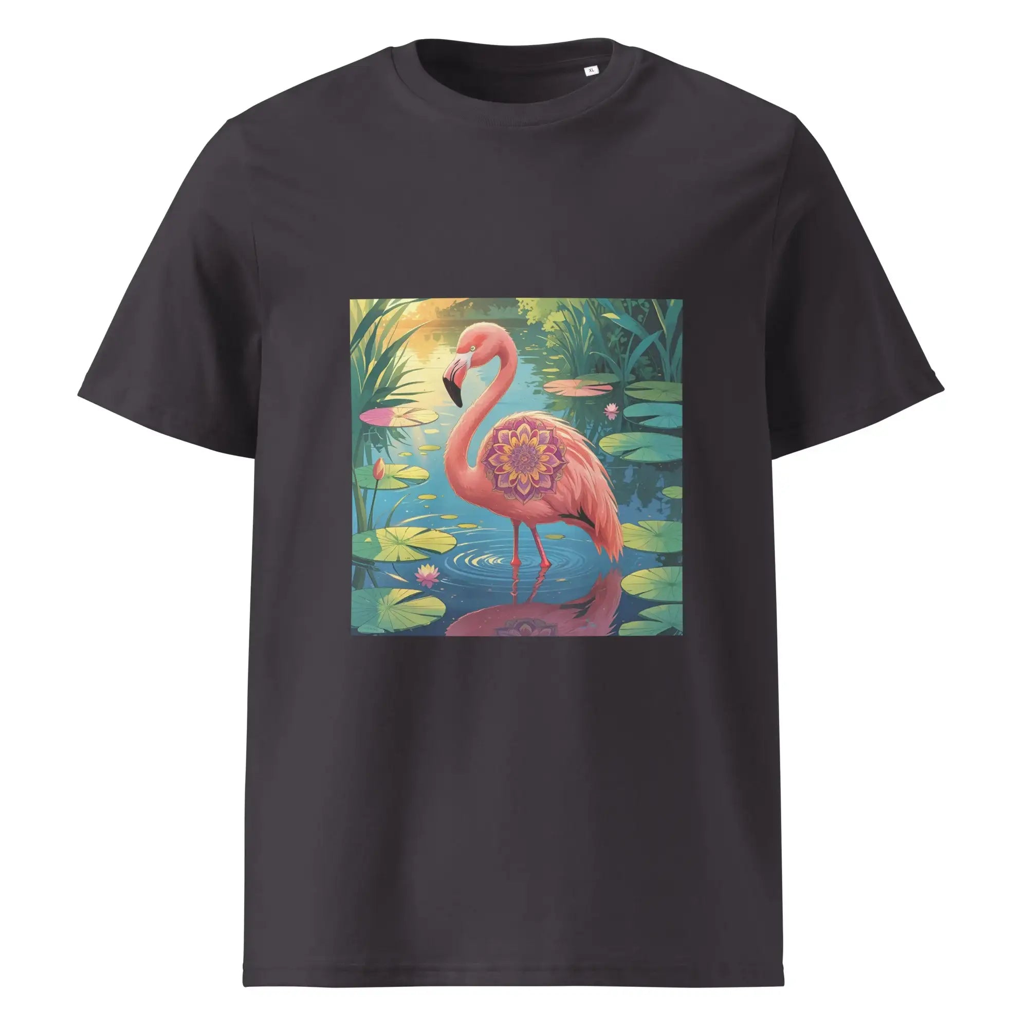 Flamingo Frame | Eco-Friendly | Heavy Weight T-shirt | TeeandTurtle | Sustainable