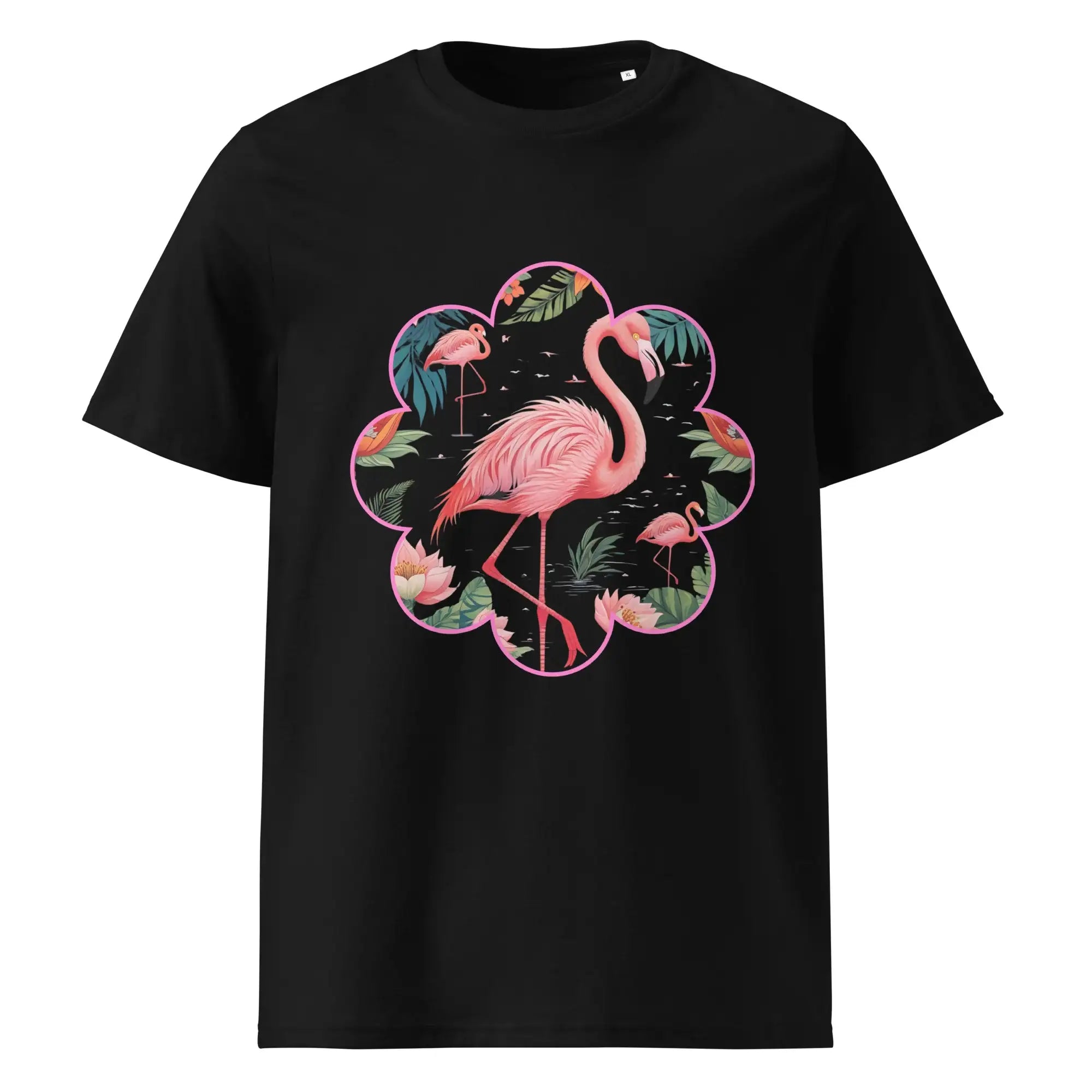 Flamingos | Eco-Friendly | Heavy Weight T-shirt | TeeandTurtle | Sustainable
