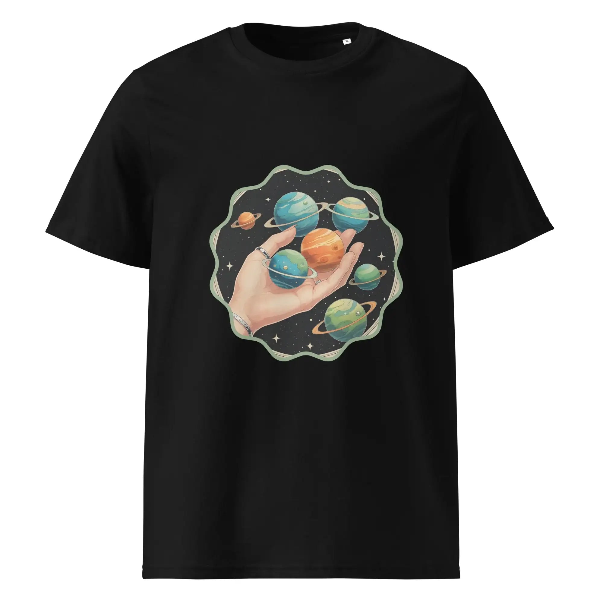 Cosmos In The Palm | Eco-Friendly | Heavy Weight T-shirt | TeeandTurtle | Sustainable