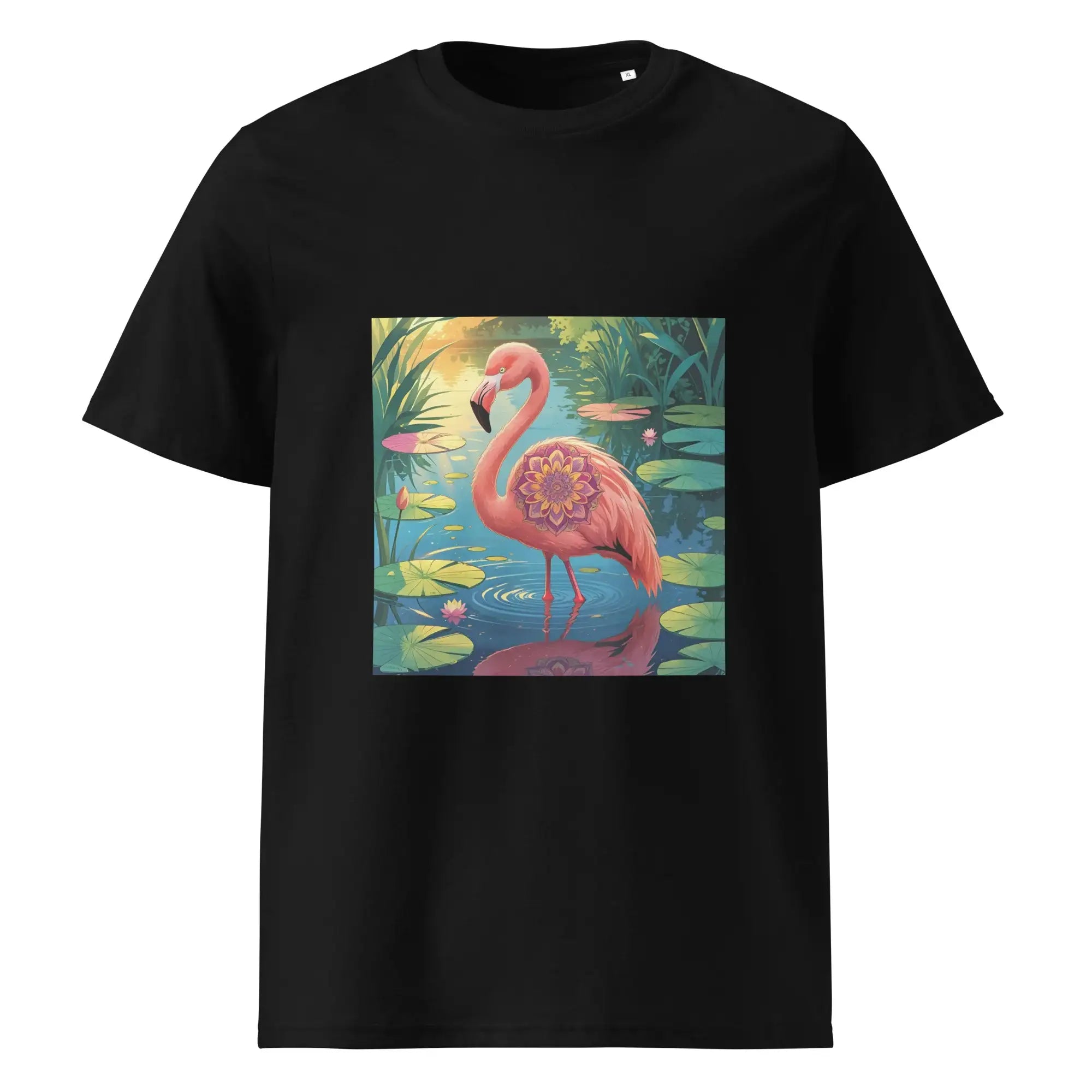 Flamingo Frame | Eco-Friendly | Heavy Weight T-shirt | TeeandTurtle | Sustainable