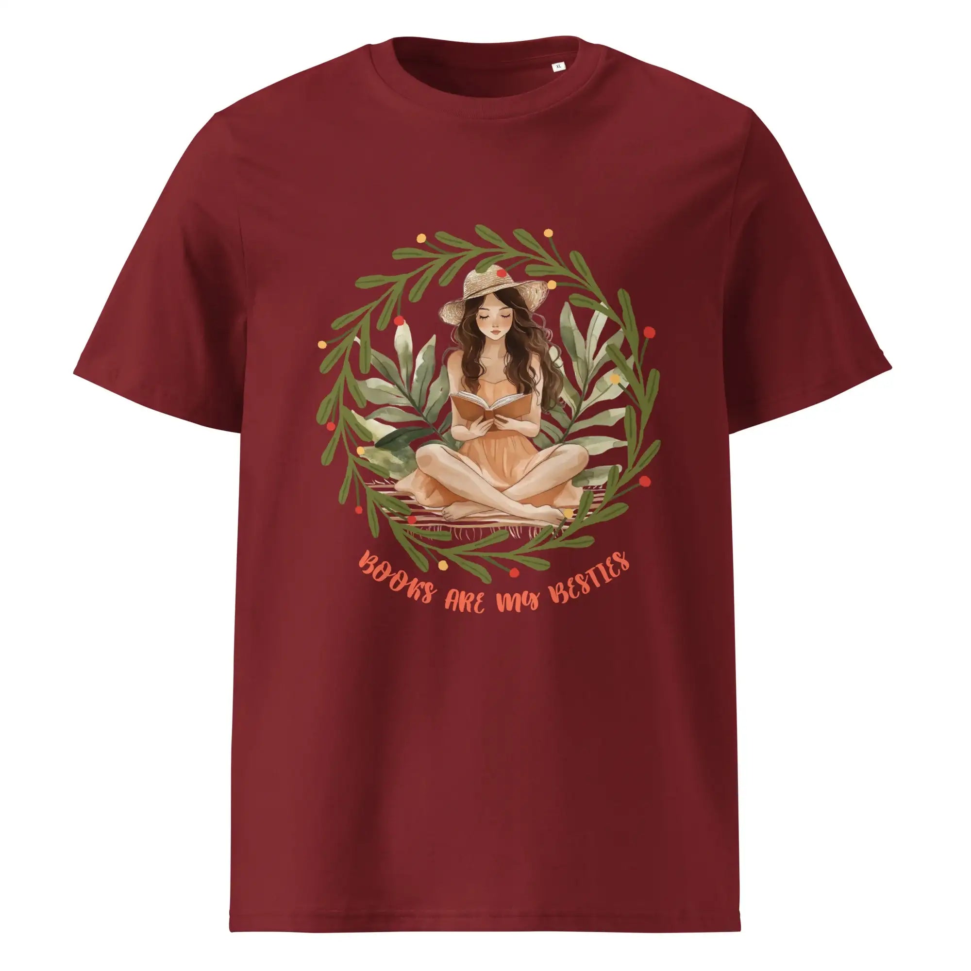 Books Are My Besties | Eco-Friendly | Heavy Weight T-shirt | TeeandTurtle | Sustainable