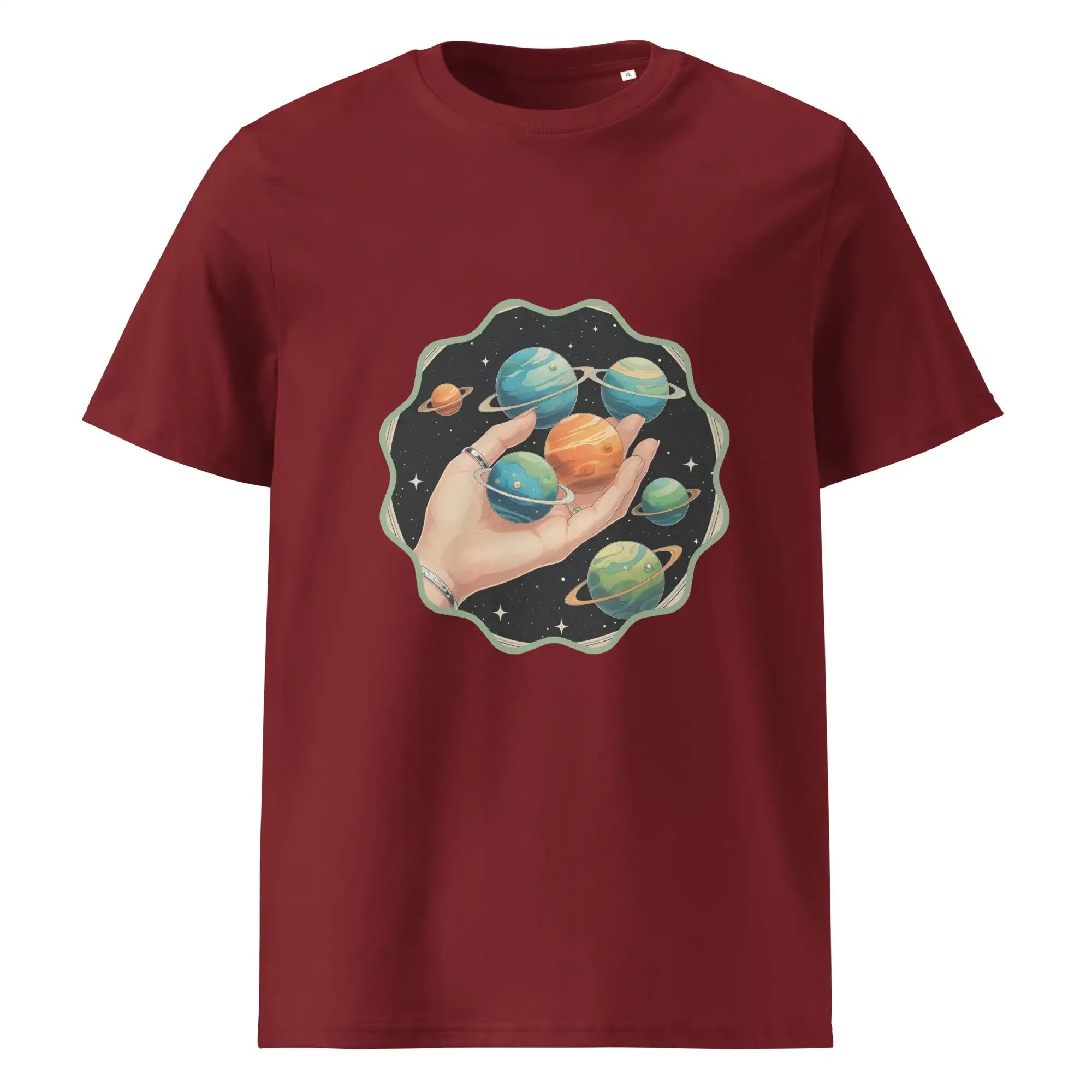 Cosmos In The Palm | Eco-Friendly | Heavy Weight T-shirt | TeeandTurtle | Sustainable