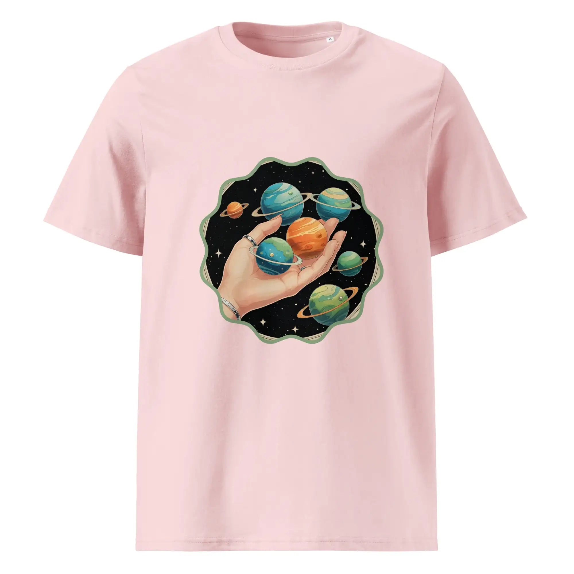 Cosmos In The Palm | Eco-Friendly | Heavy Weight T-shirt | TeeandTurtle | Sustainable