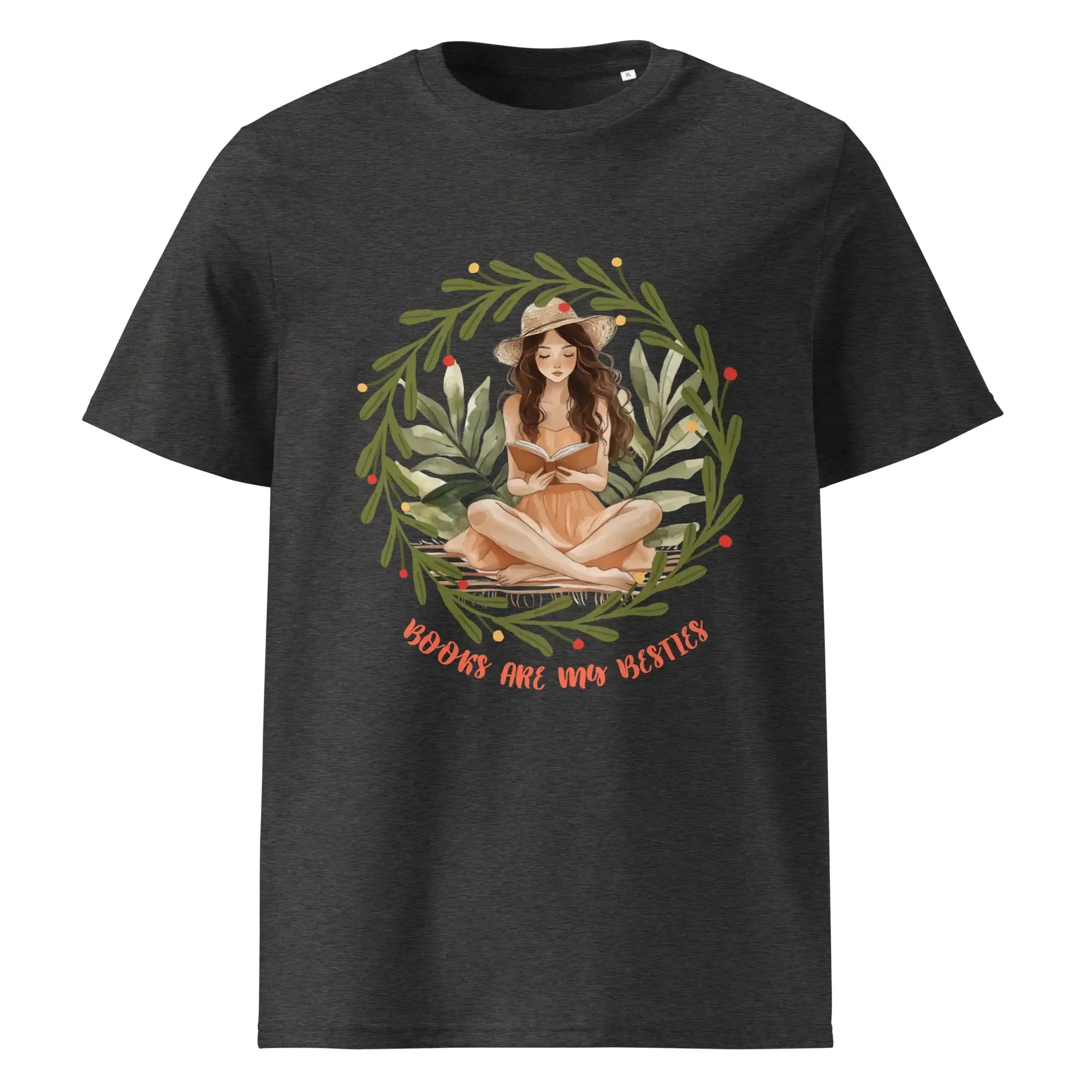 Books Are My Besties | Eco-Friendly | Heavy Weight T-shirt | TeeandTurtle | Sustainable