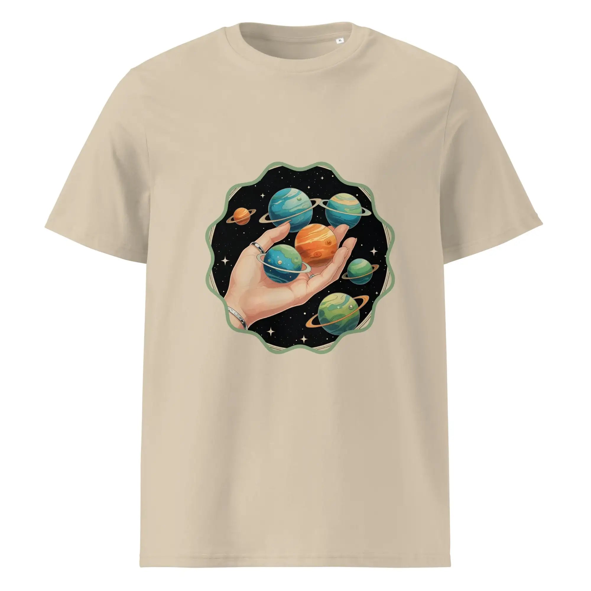 Cosmos In The Palm | Eco-Friendly | Heavy Weight T-shirt | TeeandTurtle | Sustainable