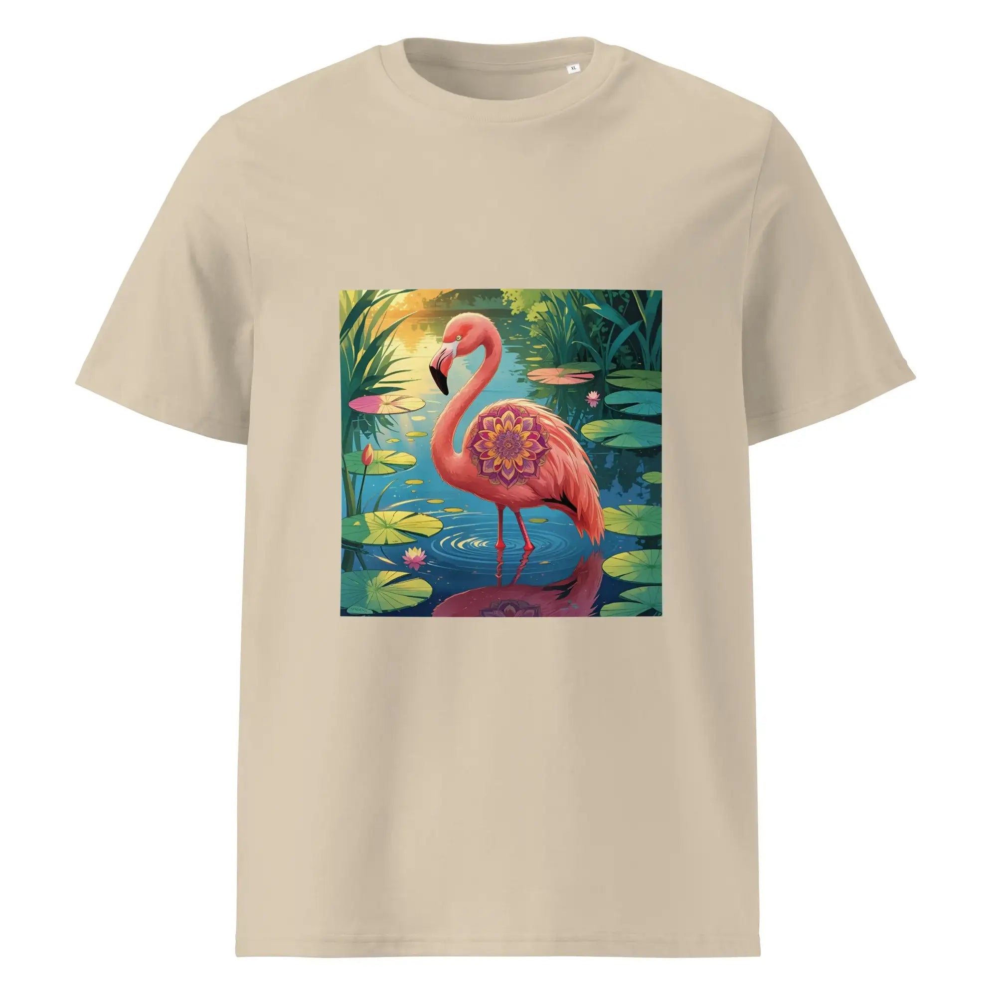 Flamingo Frame | Eco-Friendly | Heavy Weight T-shirt | TeeandTurtle | Sustainable