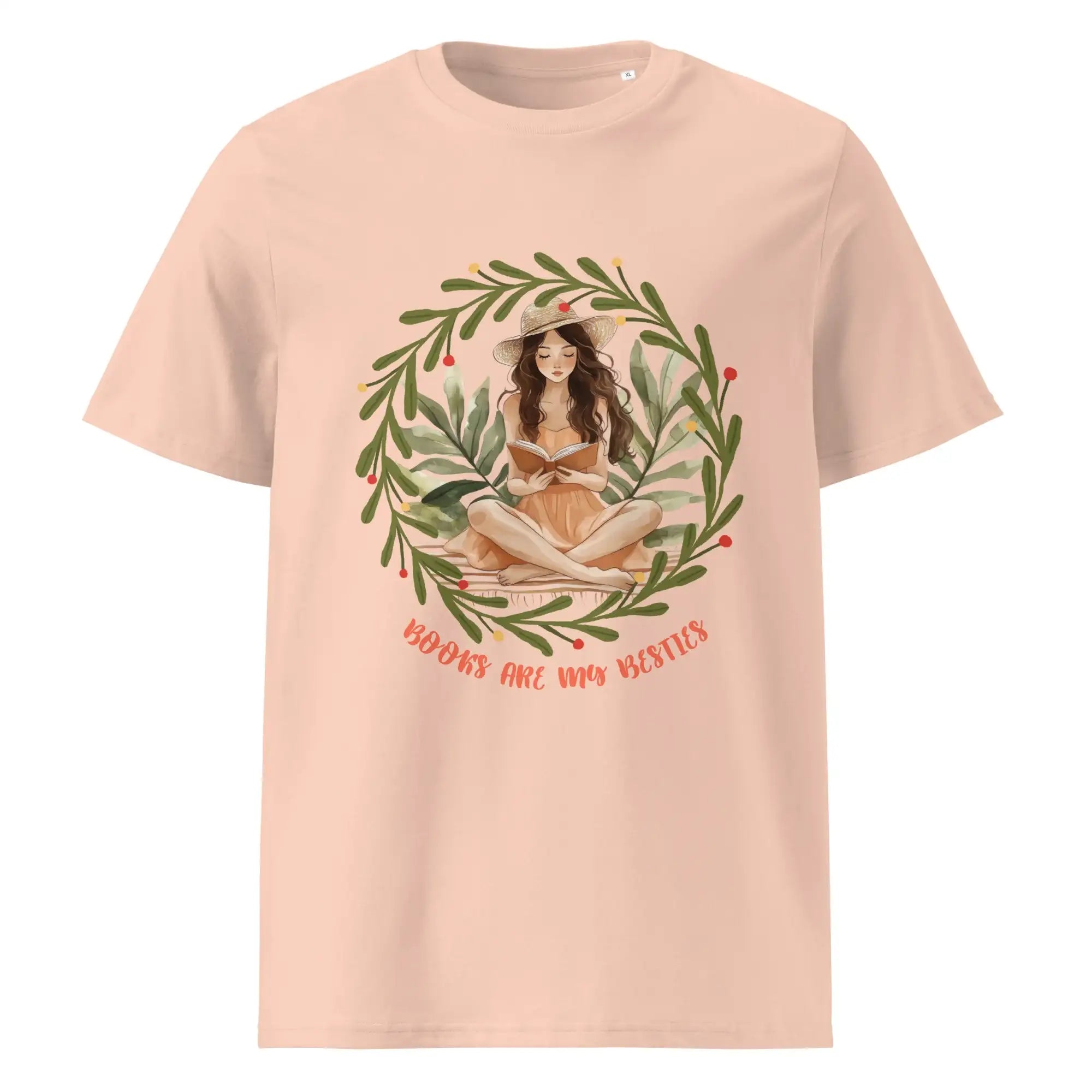 Books Are My Besties | Eco-Friendly | Heavy Weight T-shirt | TeeandTurtle | Sustainable