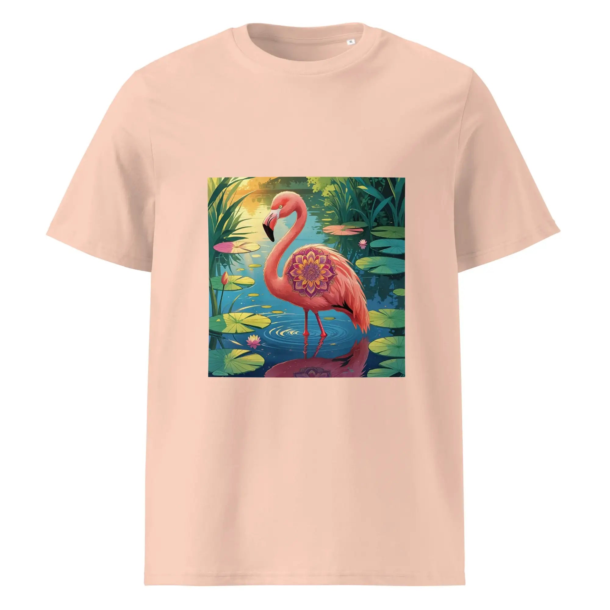 Flamingo Frame | Eco-Friendly | Heavy Weight T-shirt | TeeandTurtle | Sustainable