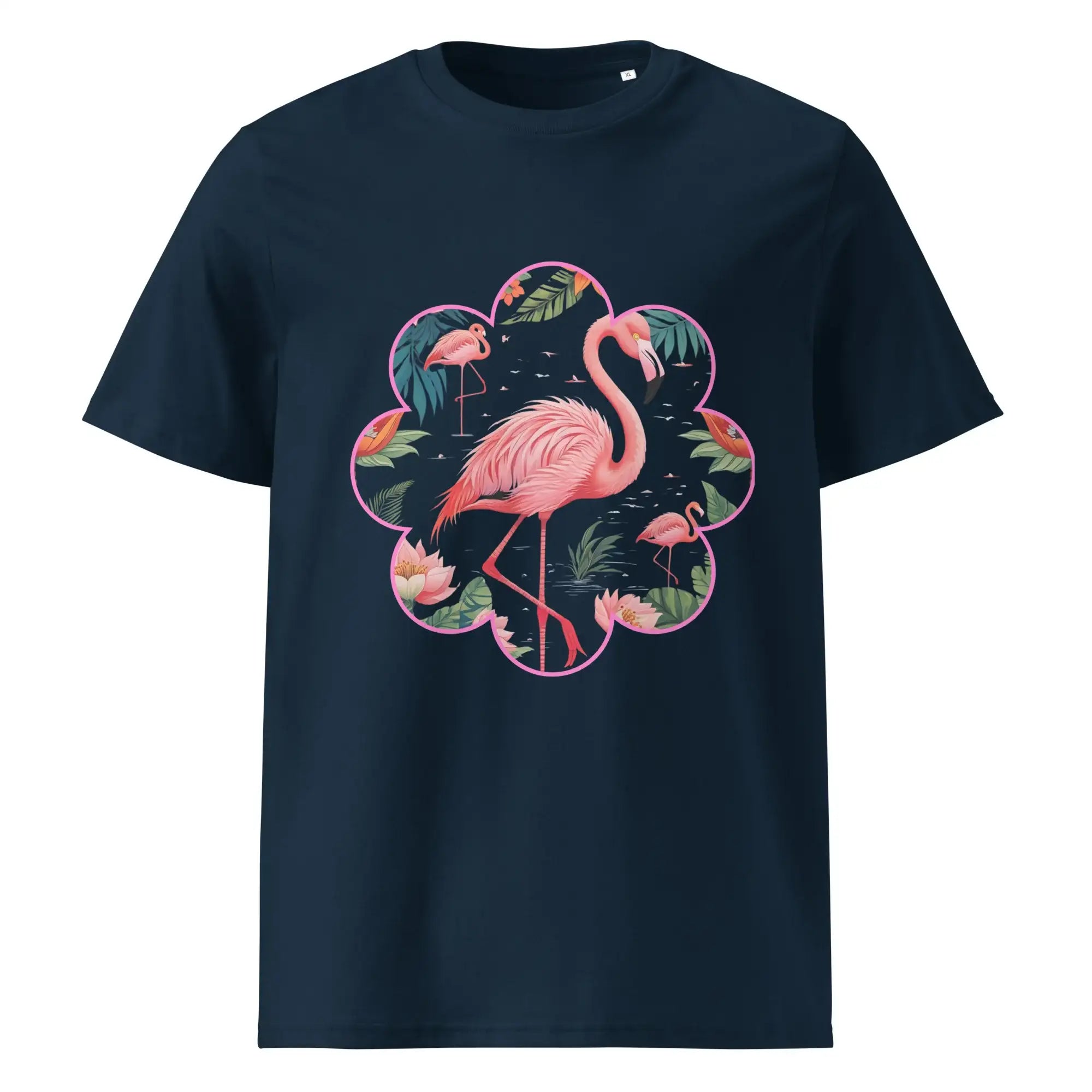 Flamingos | Eco-Friendly | Heavy Weight T-shirt | TeeandTurtle | Sustainable