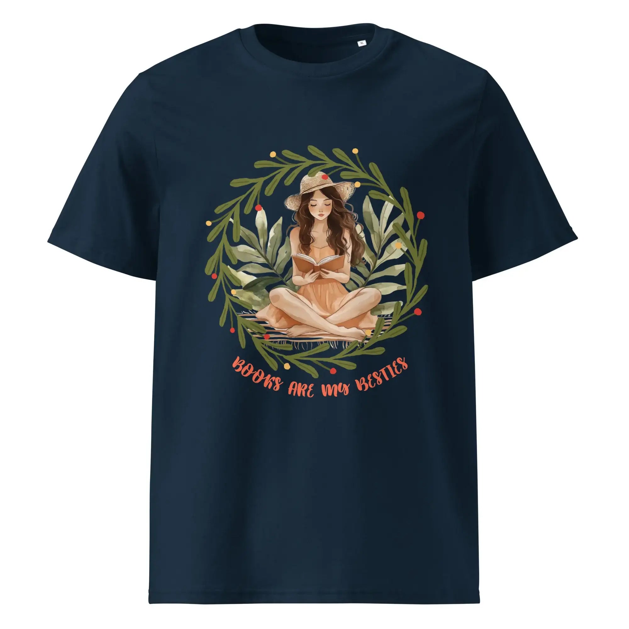 Books Are My Besties | Eco-Friendly | Heavy Weight T-shirt | TeeandTurtle | Sustainable