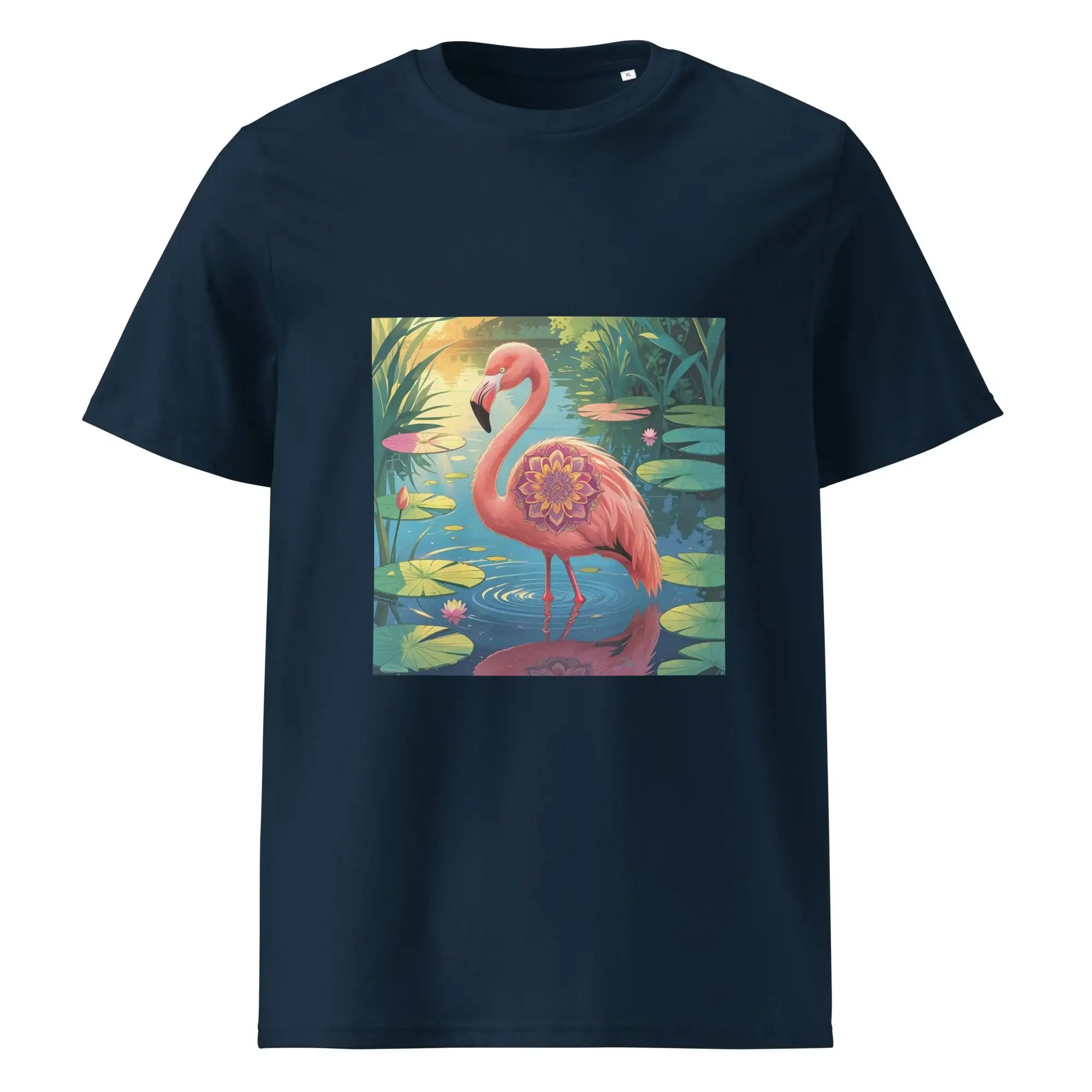 Flamingo Frame | Eco-Friendly | Heavy Weight T-shirt | TeeandTurtle | Sustainable